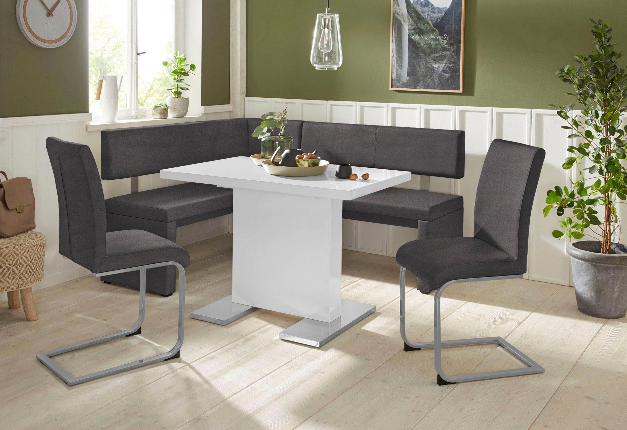 Home affaire Eckbank "Charissa" in 3 Größen, verschiedene Qualitäten günstig online kaufen