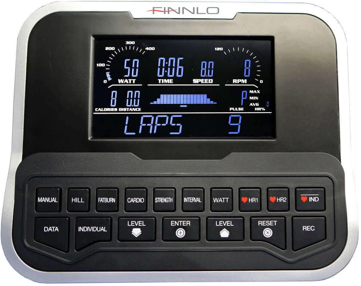 Finnlo by Hammer Ergometer »Exum XTR BT«, (mit Tablet-Halterung), Schwungmasse ca. 12 kg, 24 Widerstandsstufen
