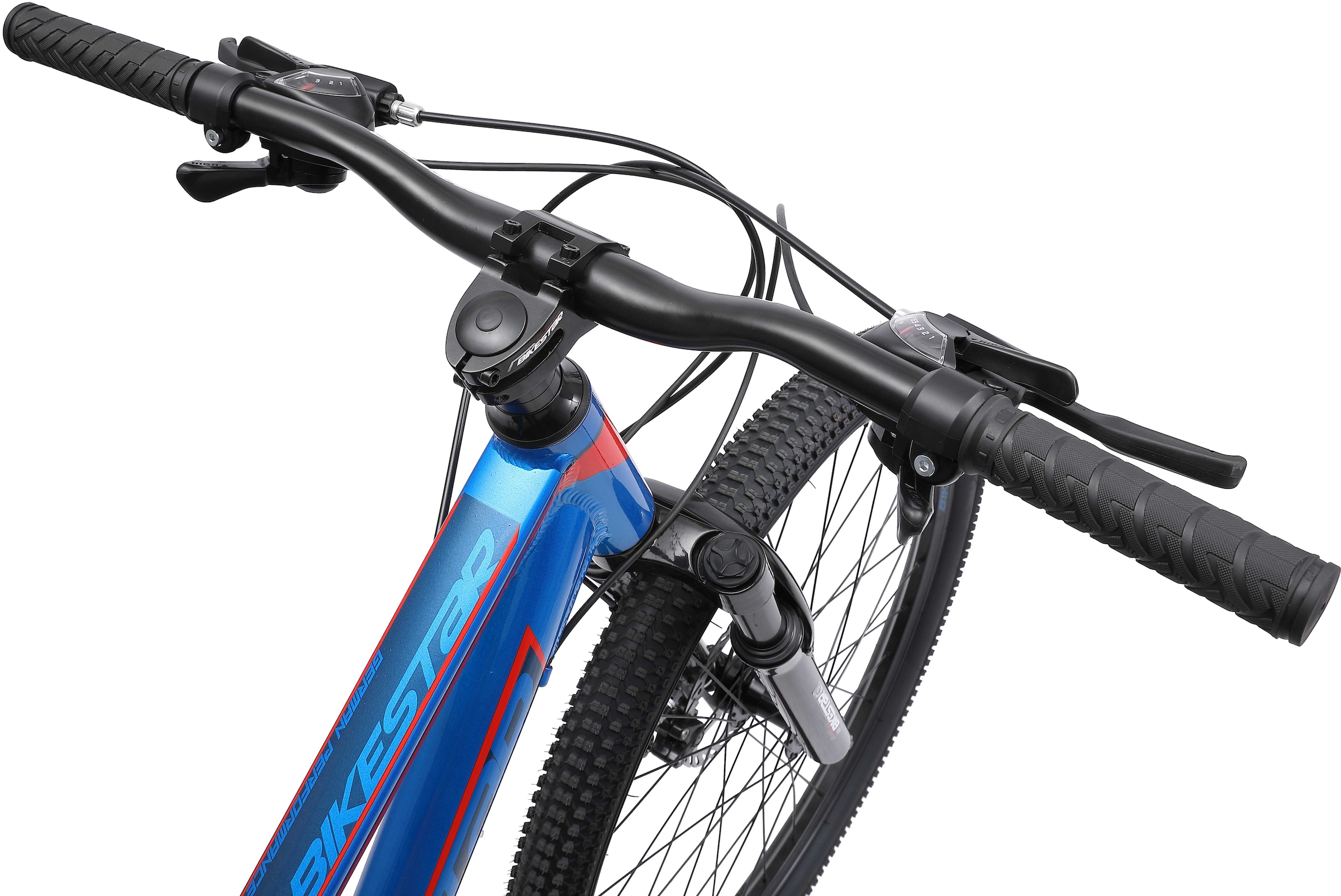 Bikestar Mountainbike 21 Gang Shimano RD-TY300 Schaltwerk Kettenschaltung für Damen und Herren, Kettenschaltung