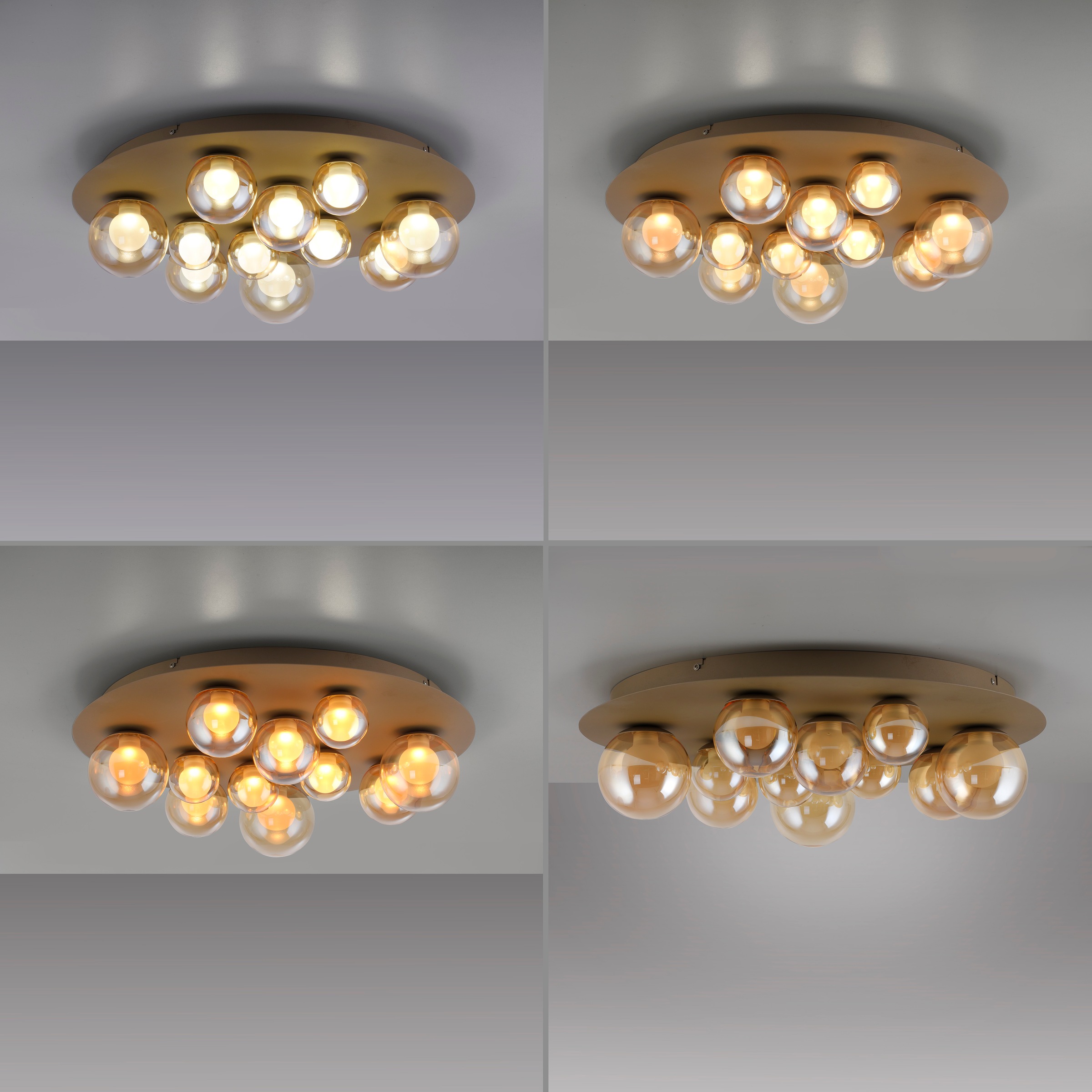 Neuhaus PURE LED Deckenleuchte »PURE Popup« LED-Board 1 Stk. warmweiß - kaltweiß Stufenloses dimmen, CCT, Fernbedienung, Memoryfunktion