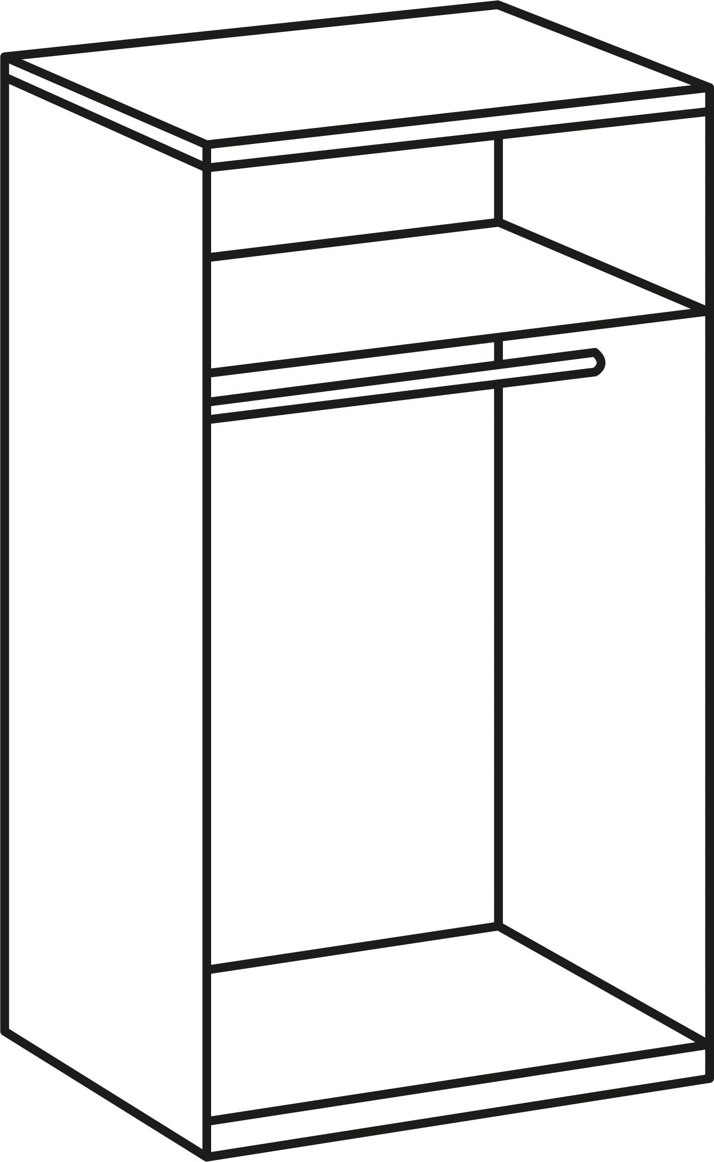 Wimex Kleiderschrank "New York" in vielen Breiten, 208 oder 236cm hoch günstig online kaufen