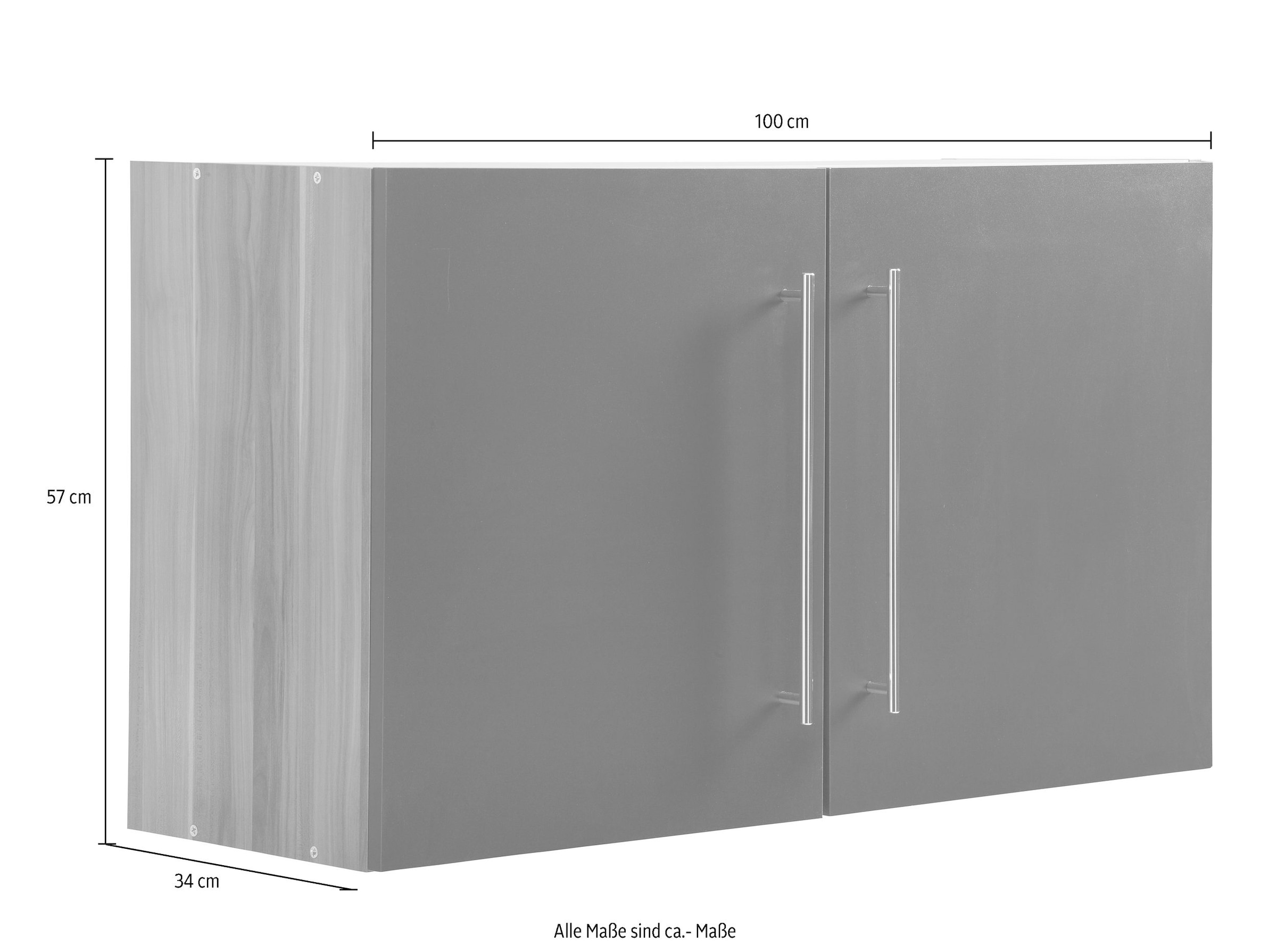 KOCHSTATION Hängeschrank »KS-Samos«, 100 cm breit