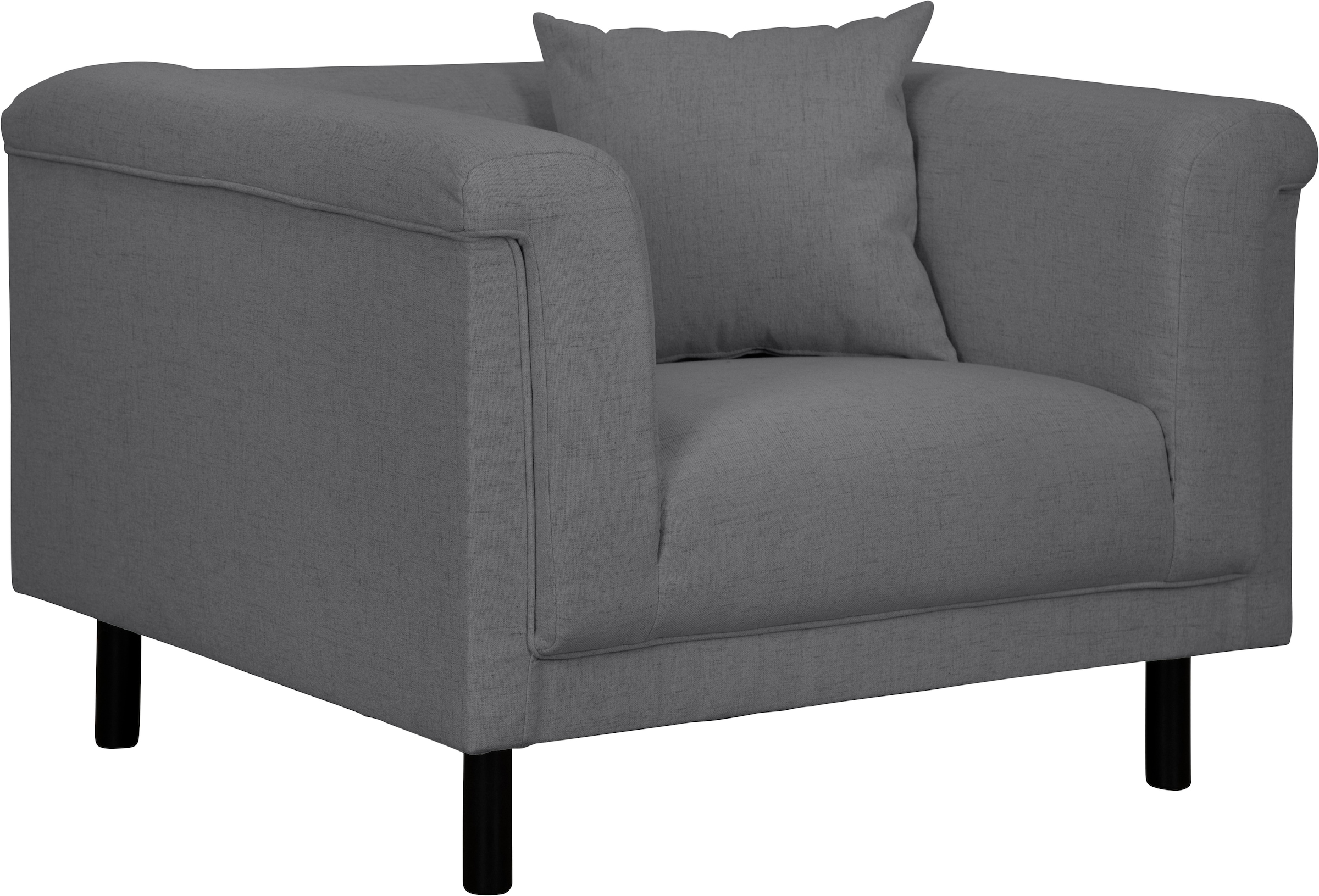 INOSIGN Sessel »AGNIA  B/T/H: 100/85/71 cm«, incl. Zierkissen, auch in Cord und Bouclé