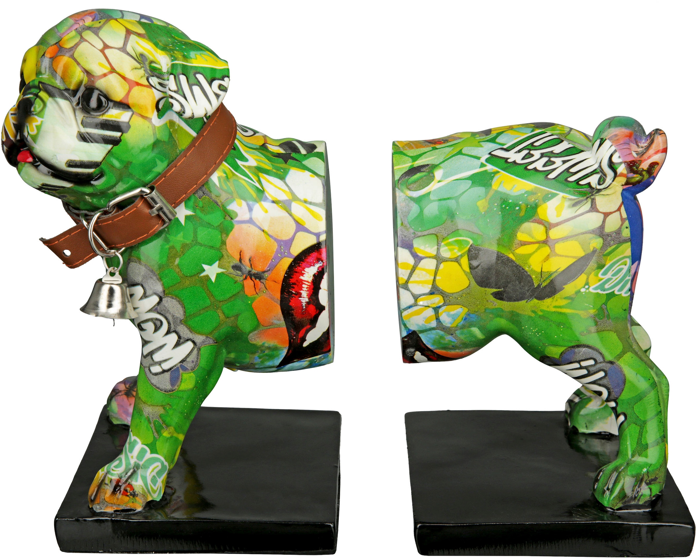 Casablanca by Gilde Tierfigur »Buchstützen Mops Sreet Art«
