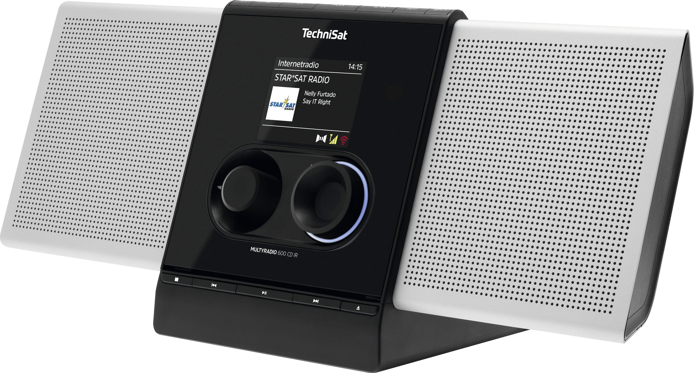 TechniSat Radio »MULTYRADIO 600 CD IR«, (Bluetooth-WLAN Internetradio-Digitalradio (DAB+)-UKW mit RDS 40 W)