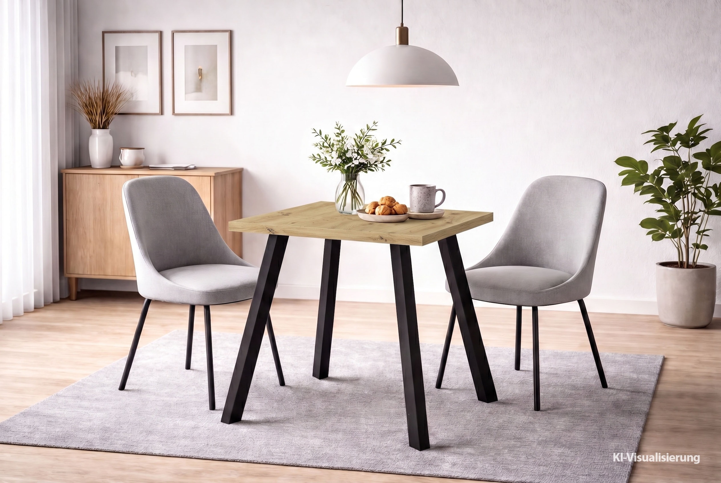 Mäusbacher Bistrotisch »Big Bistro Metall« Eckige Platte BHT 70x75x70 cm