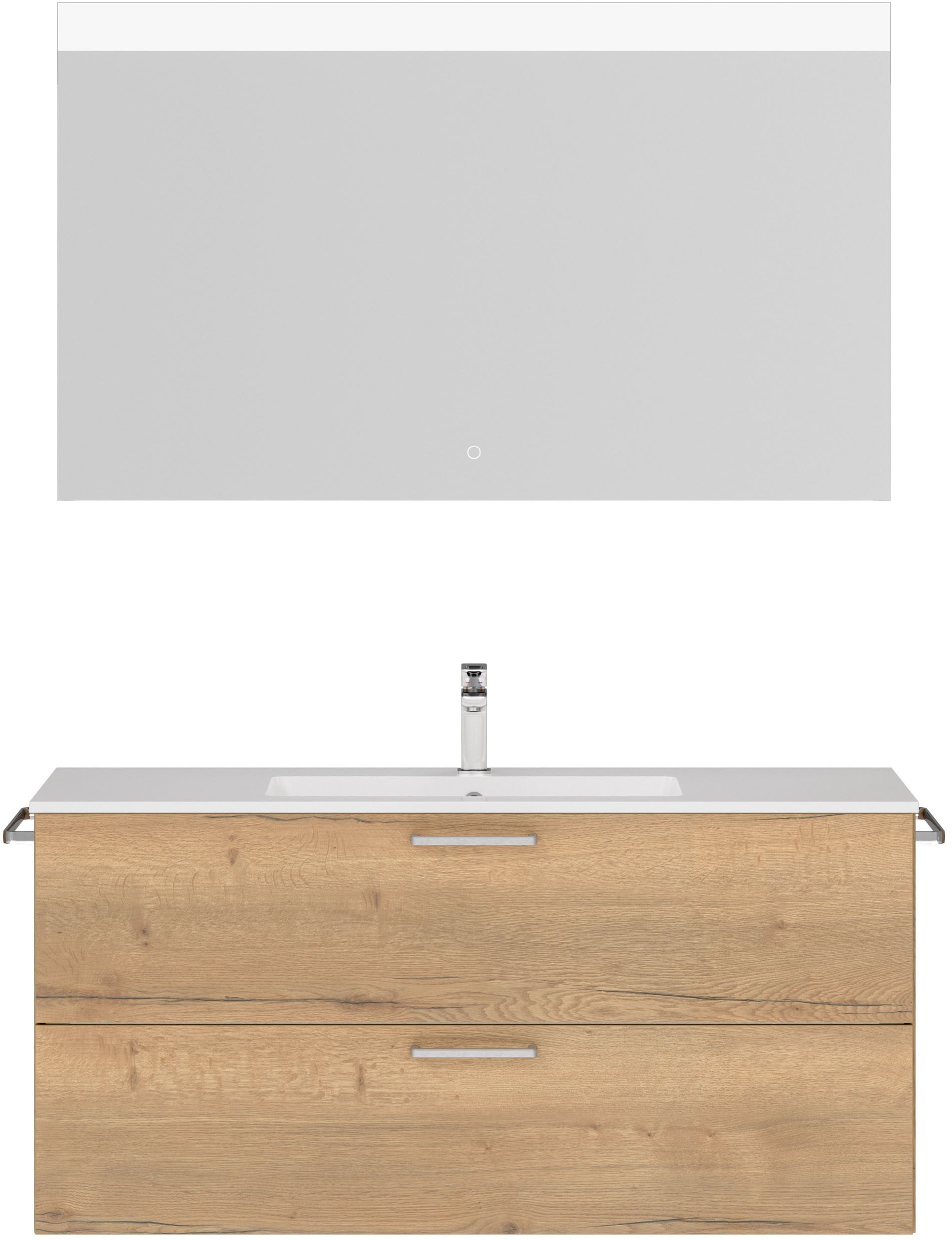 nobilia® Badmöbel-Set »Tolvina« vormontiert, mit Soft-Close, 2 Stk. tlg. in günstig online kaufen