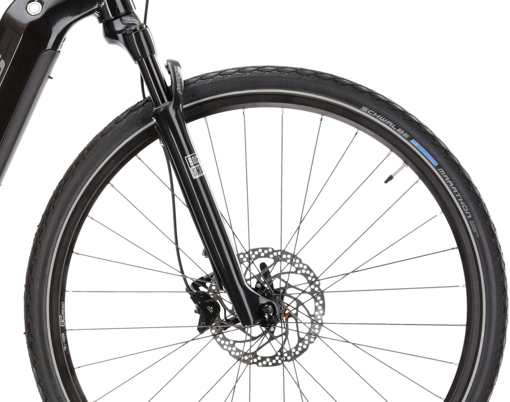 Kross E-Bike »E-Crossrad Evado Hybrid 6.0 28 Zoll schwarz«, 10 Gang, Shimano, DEORE XT T8000, Mittelmotor 250 W