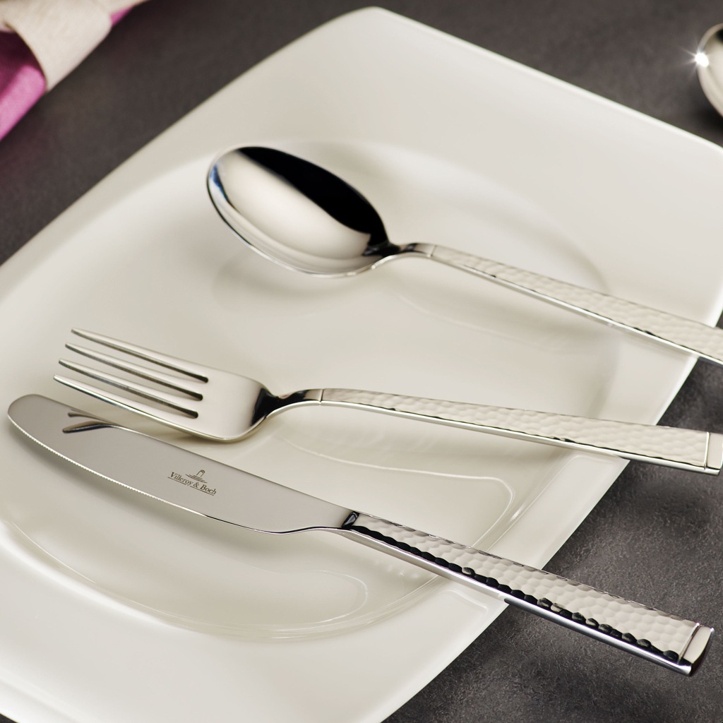 Villeroy & Boch Besteck-Set »Tafelbesteck Blacksmith 24er Set silber« günstig online kaufen