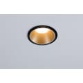 Paulmann LED Einbauleuchte »3er Set Cole 3x6,5W Schwarz/Gold matt 2700K Warmweiß«, Warmweiß, 3-Stufen-dimmbar
