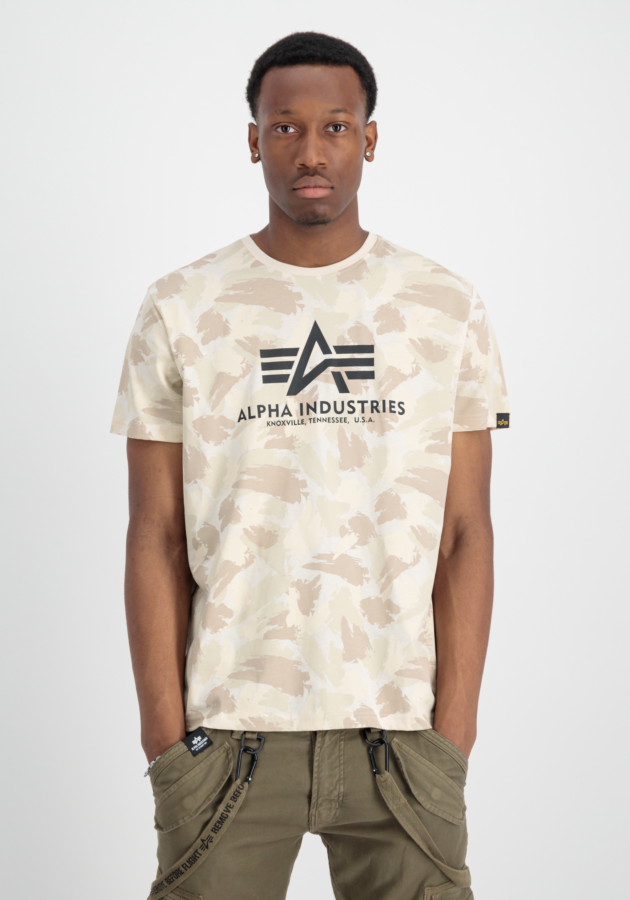 Alpha Industries T-Shirt »Alpha Industries Men - T-Shirts Basic T-Shirt Camo«