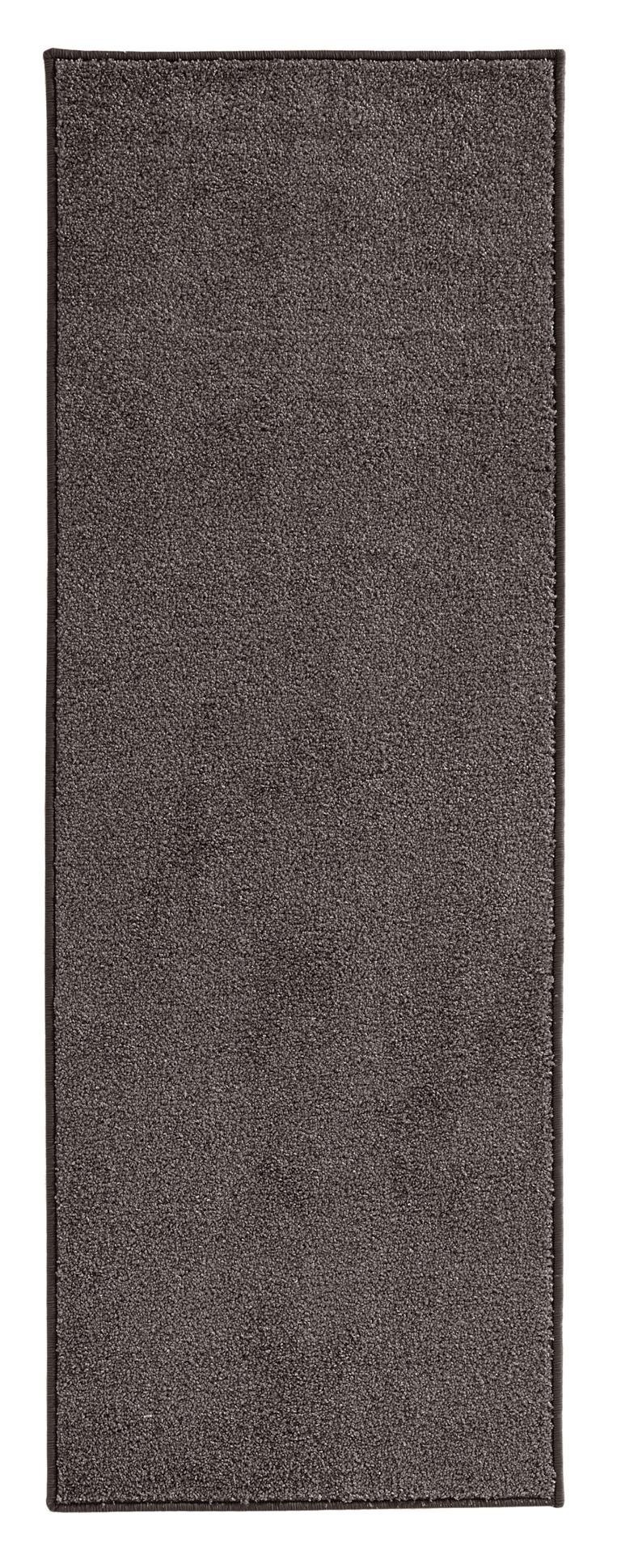 HANSE Home Teppich »Pure 100 Kurzflor«, rechteckig, 13 mm Höhe, Kurzflor, uni, umkettelt, Läufer, Wohnzimmer, Kinderzimmer, Flur