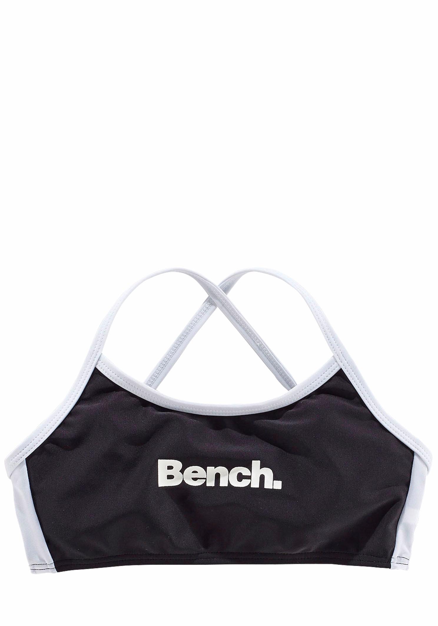 Bustier-Bikini, gekreuzten mit bestellen Trägern online Bench.