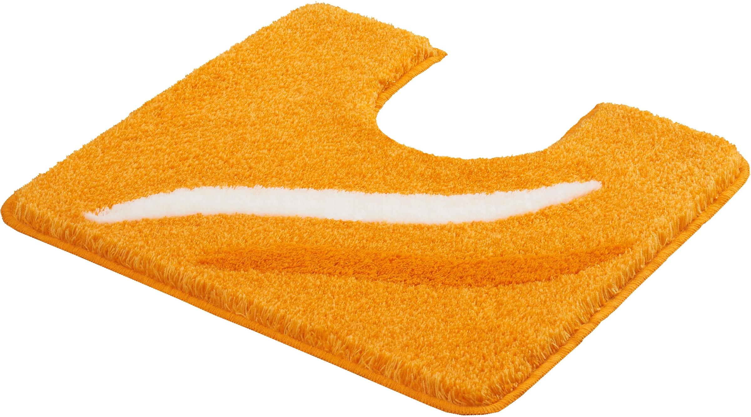Kleine Wolke Badematte »Florenz«, rutschhemmend beschichtet, fußbodenheizungsgeeignet, Badteppich, Wellen Design, Melange Optik, waschbar