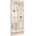 Home affaire Garderobenleiste »Sweet Home«, Höhe 70 cm