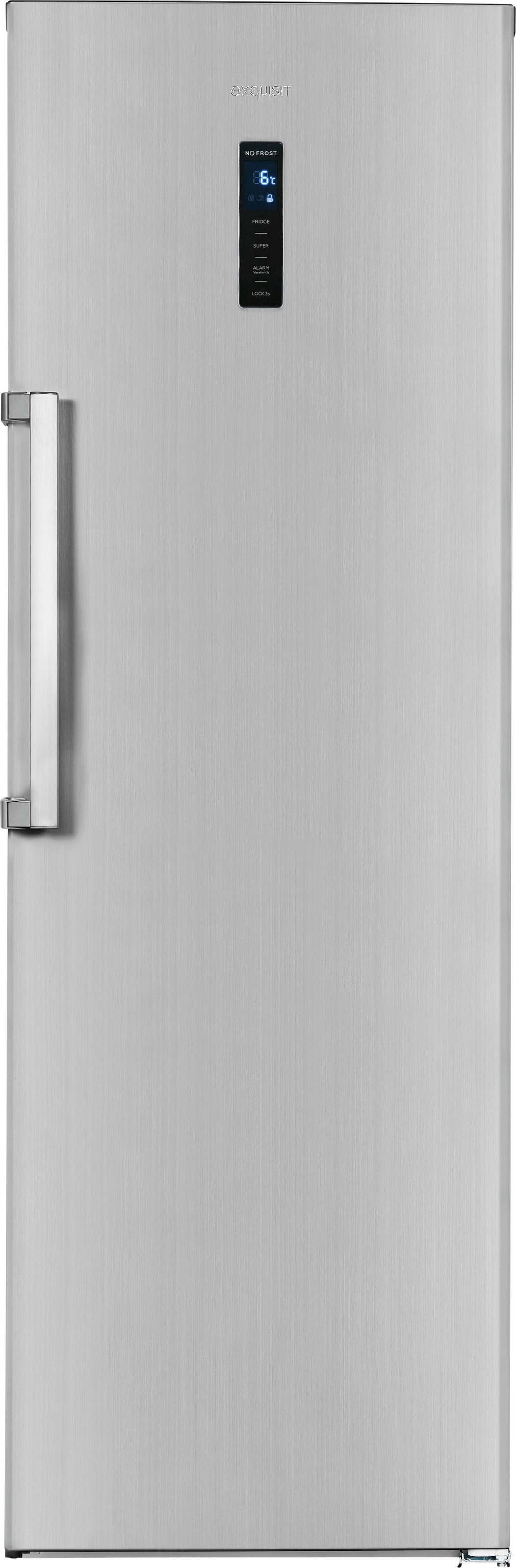 exquisit Vollraumkühlschrank »KS360-V-HE-040D«, 359 Liter Nutzinhalt, NoFrost, Display