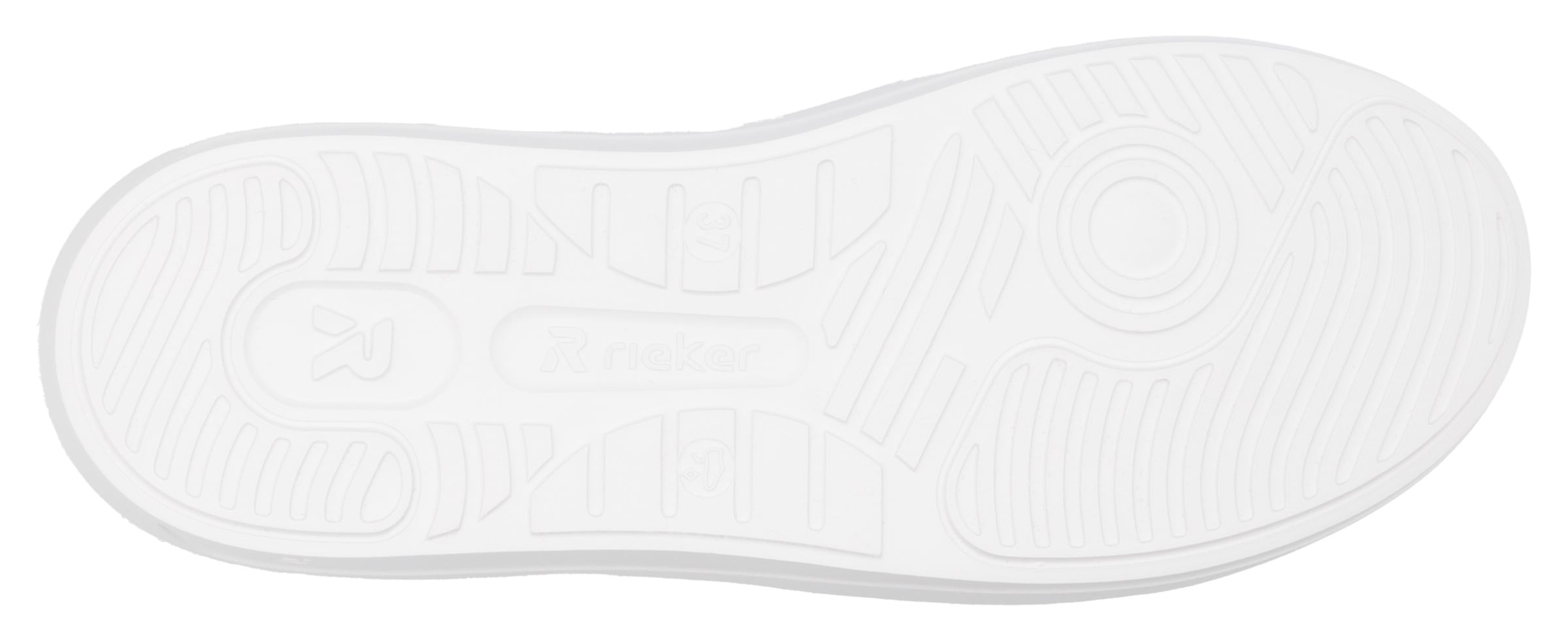 RIEKER Sport Plateausneaker  mit stylischen Metallic-Details, Freizeitschuh, Halbschuh, Schnürschuh