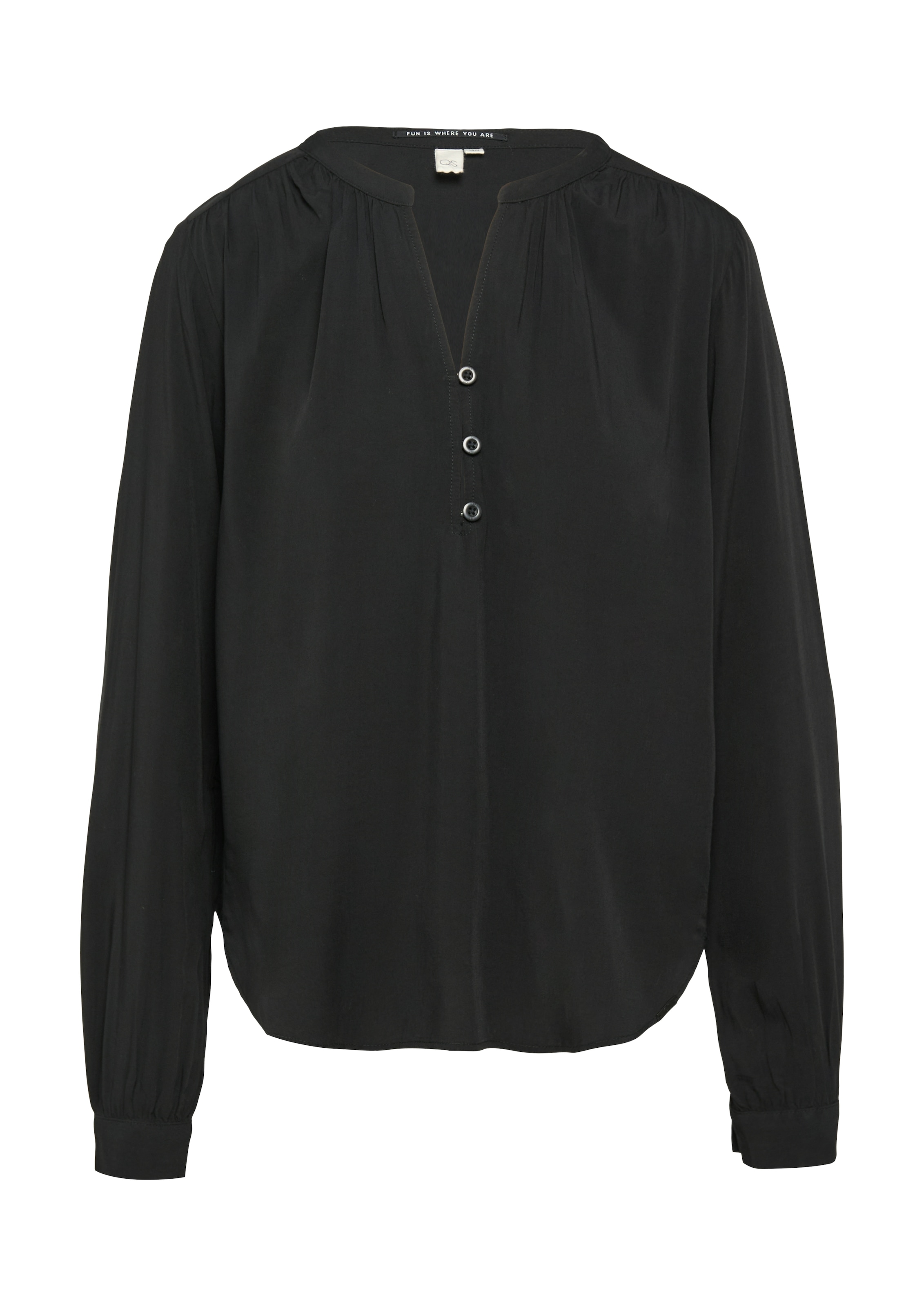 QS Langarmbluse mit Manschetten