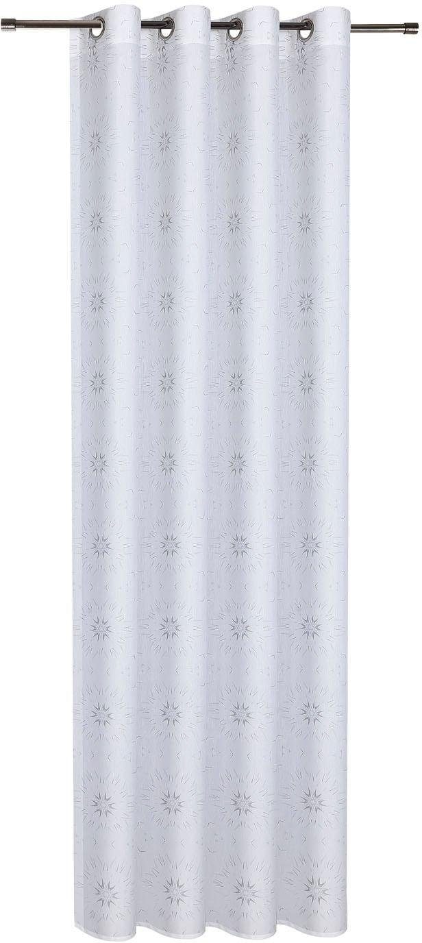 Gerster Vorhang »Gian«, (1 St.), HxB: 235x140, Moderner Ösenschal bedruckt