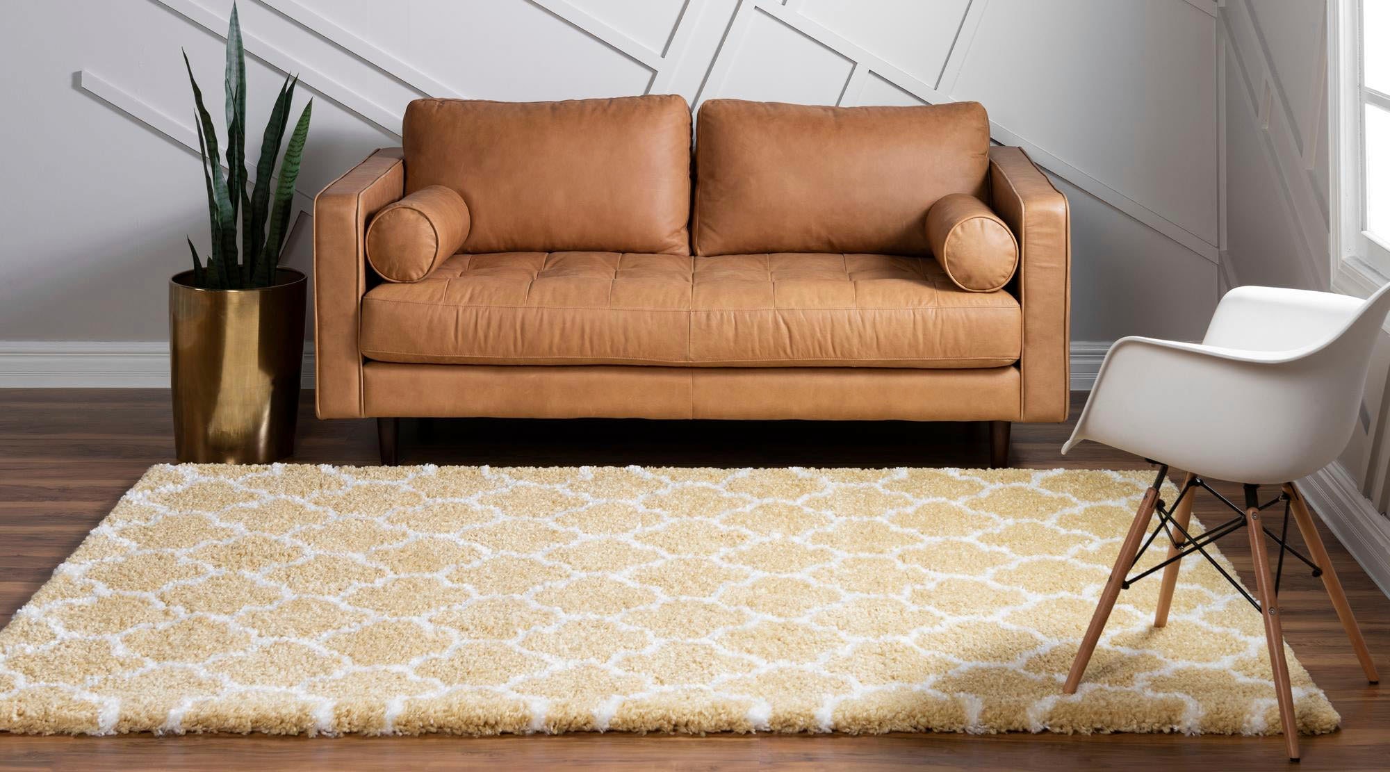 Myflair Möbel & Accessoires Hochflor-Teppich »Temara Shag Lagerräumung«, rechteckig, 51 mm Höhe, gewebt, weich & kuschelig, ideal im Wohnzimmer & Schlafzimmer