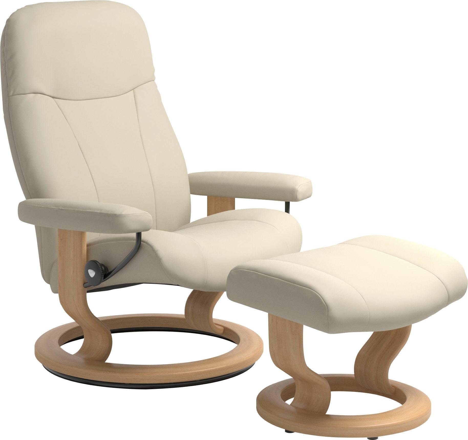 Stressless Relaxsessel "Garda", mit Classic Base, Größe M, Gestell Eichefar günstig online kaufen