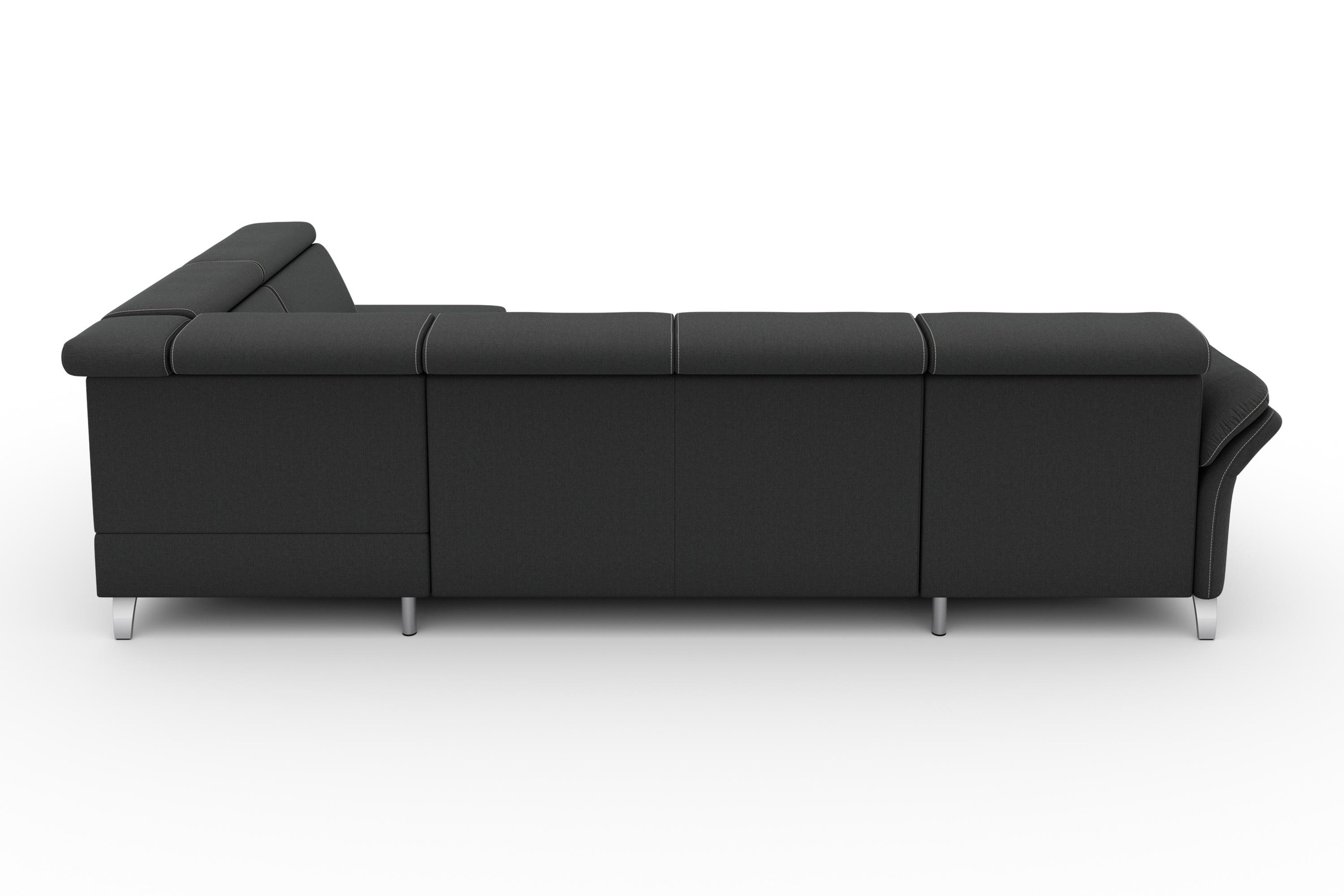 sit&more Wohnlandschaft »Vincenzo U-Form«, inklusive Kopfteilverstellung, wahlweise mit Bettfunktion, Bettkasten