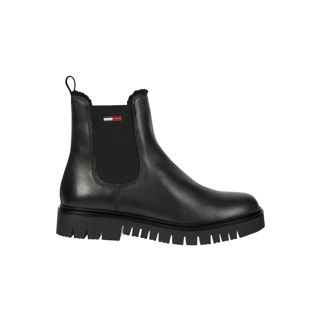 Tommy Jeans Winterboots »WARMLINED CHELSEA BOOT«, mit Profilsohle