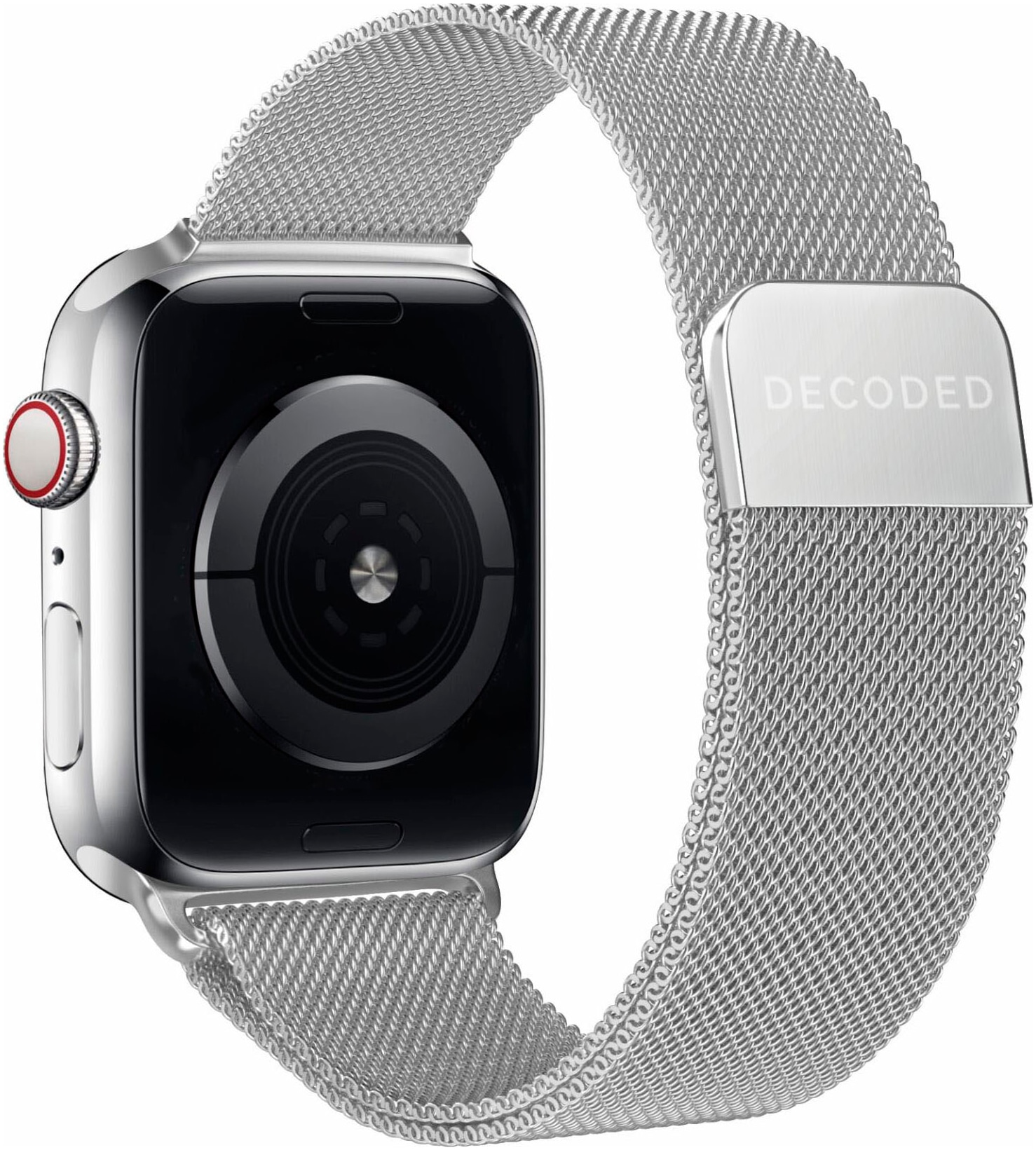 DECODED Smartwatch-Armband »Milanaise Traction Strap Black 42/44/45/49mm«