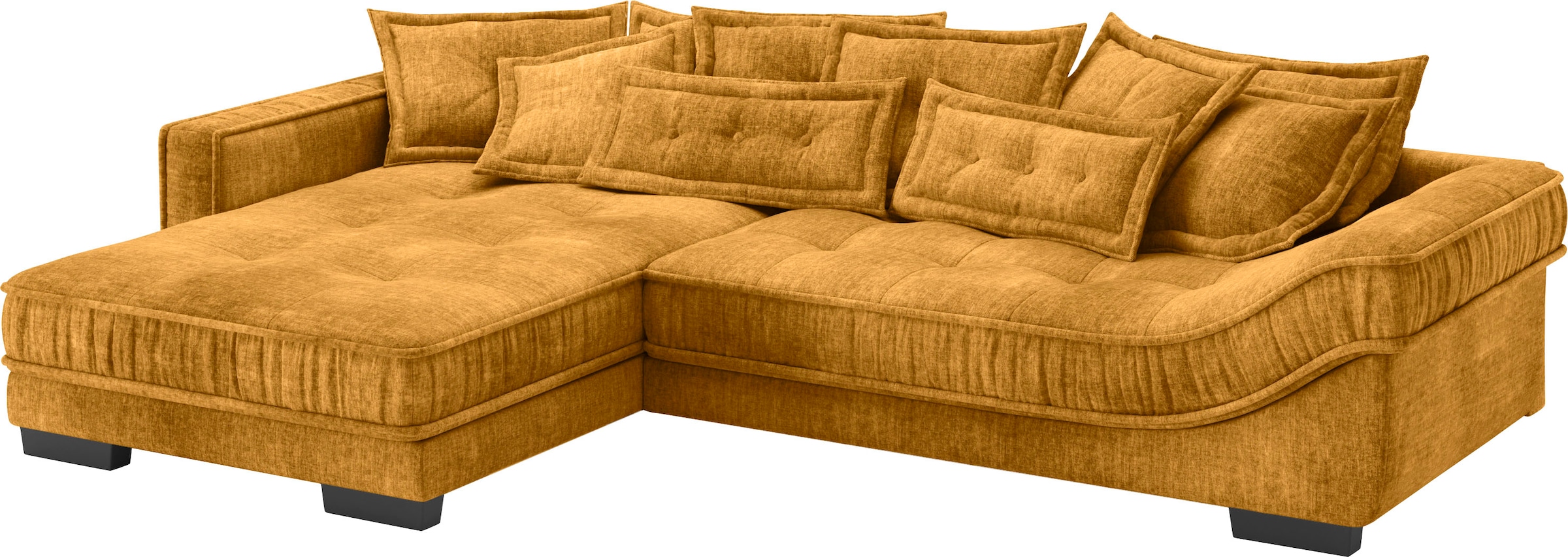 Mr. Couch Ecksofa »Diwan II, L-Form«, Wahlweise mit Kaltschaumpolsterung bis 140 kg belastbar