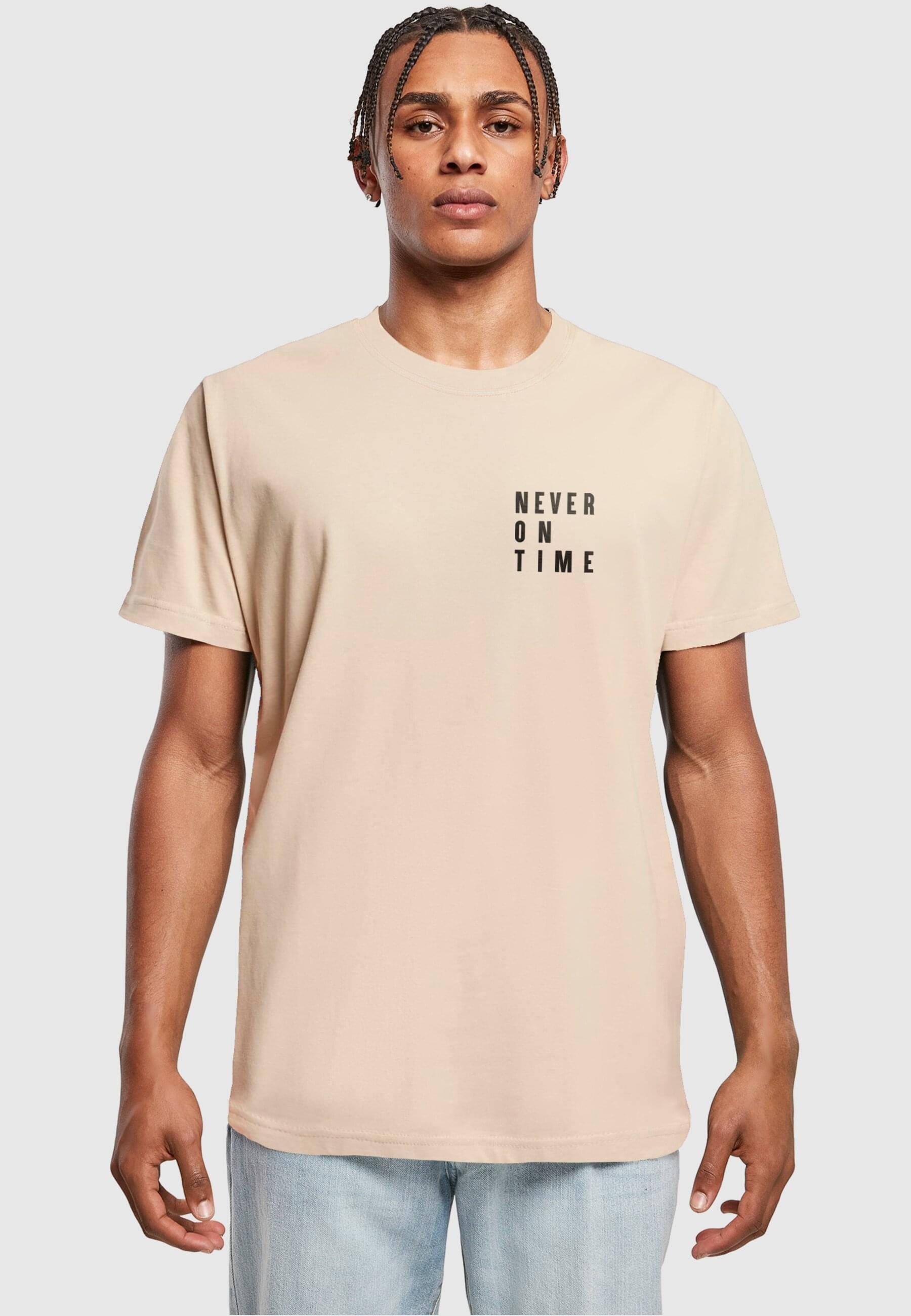 MisterTee Kurzarmshirt »MisterTee Herren Never On Time Tee« 1 Stk.