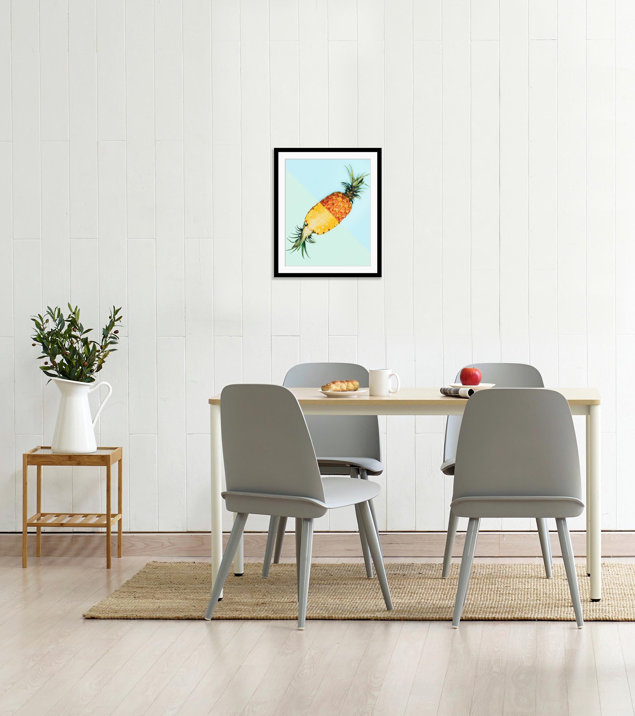 queence Bild »Justina«, Obst-Obst Bilder-Kunst-Lebensmittel-Ananas, HD Prem günstig online kaufen