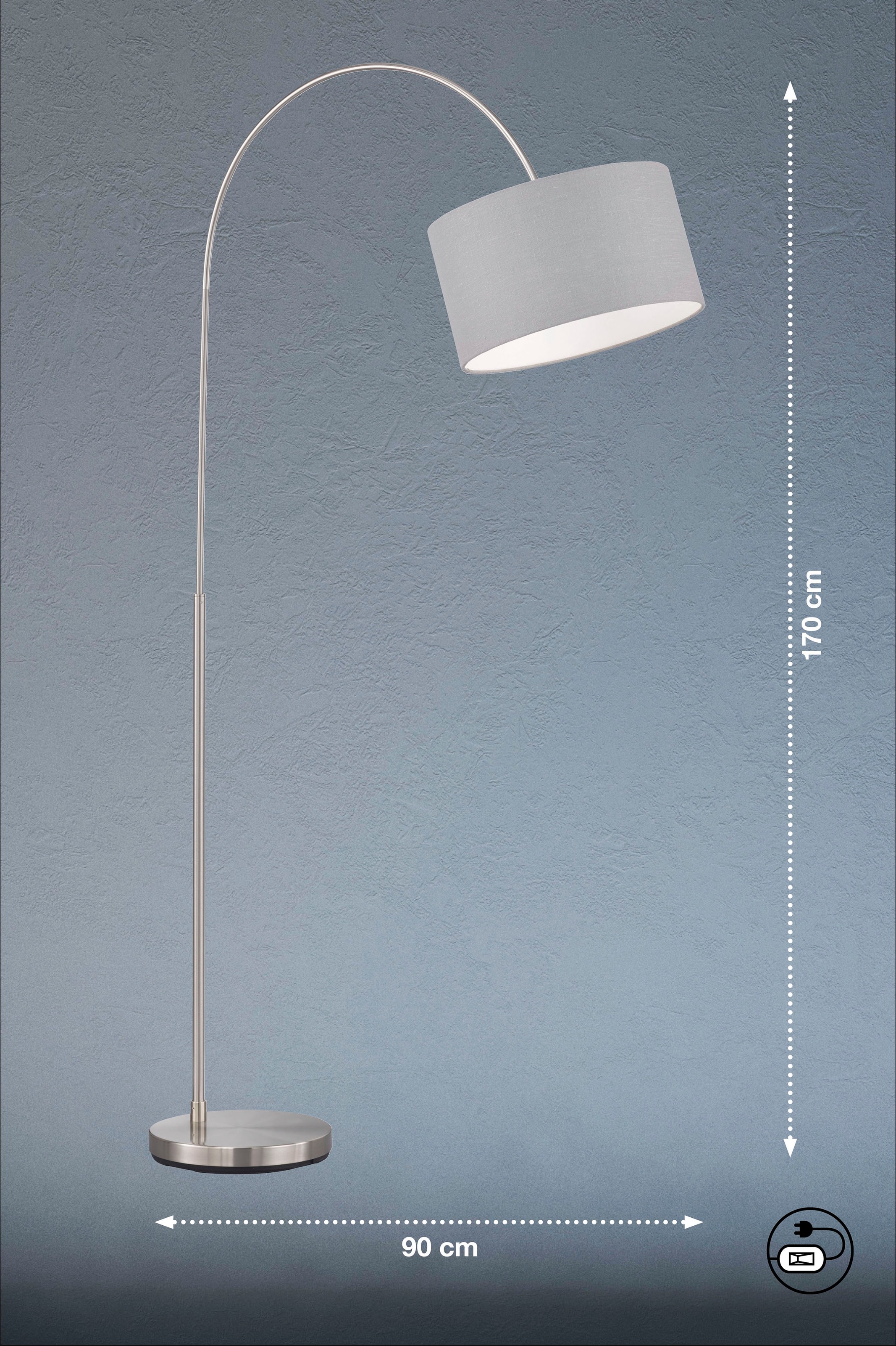 FISCHER & HONSEL Stehlampe »Arc«, 3 flammig-flammig online kaufen