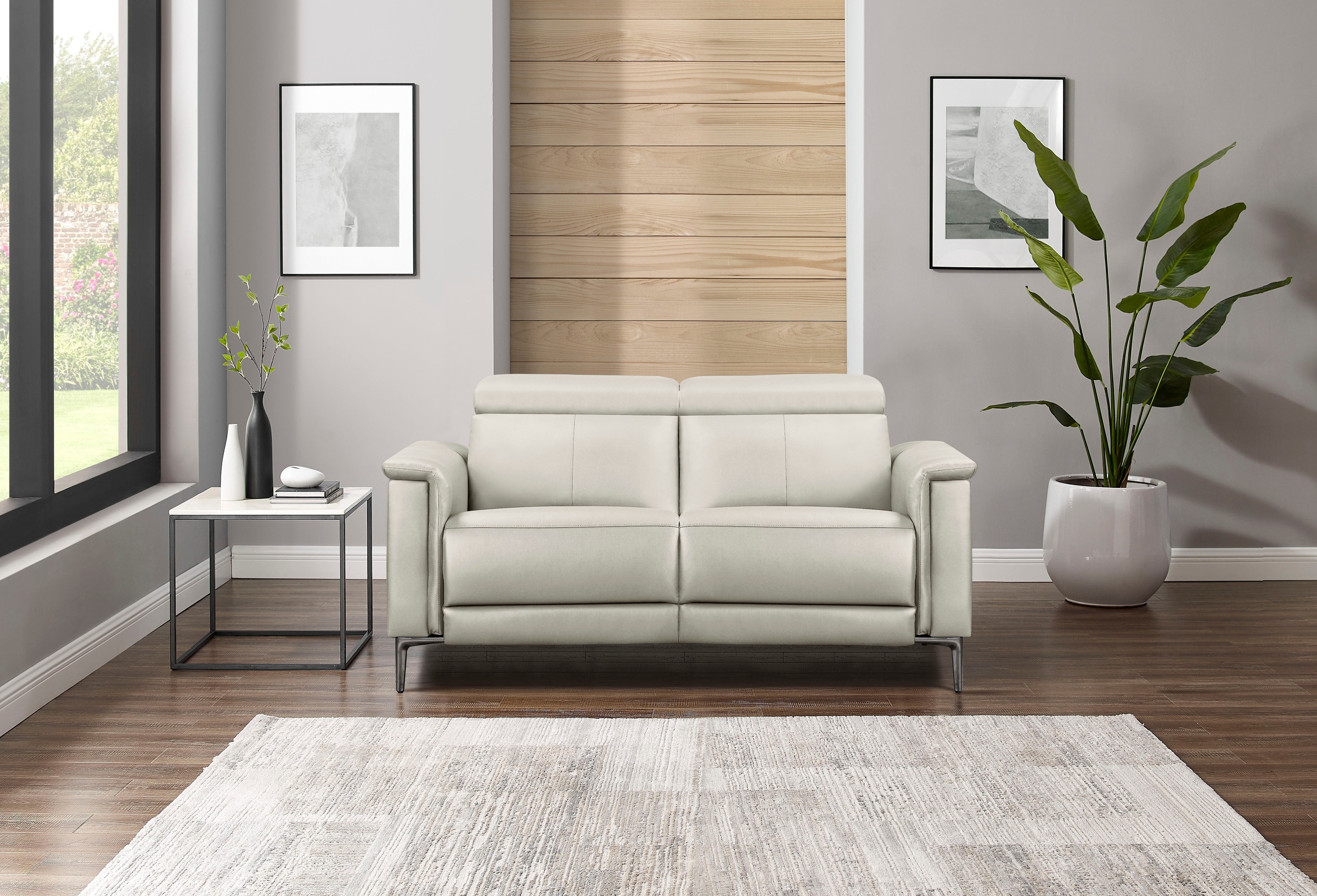 Places of Style 2-Sitzer »Lund«, manueller od. elektrischer Relaxfunktion und USB-A