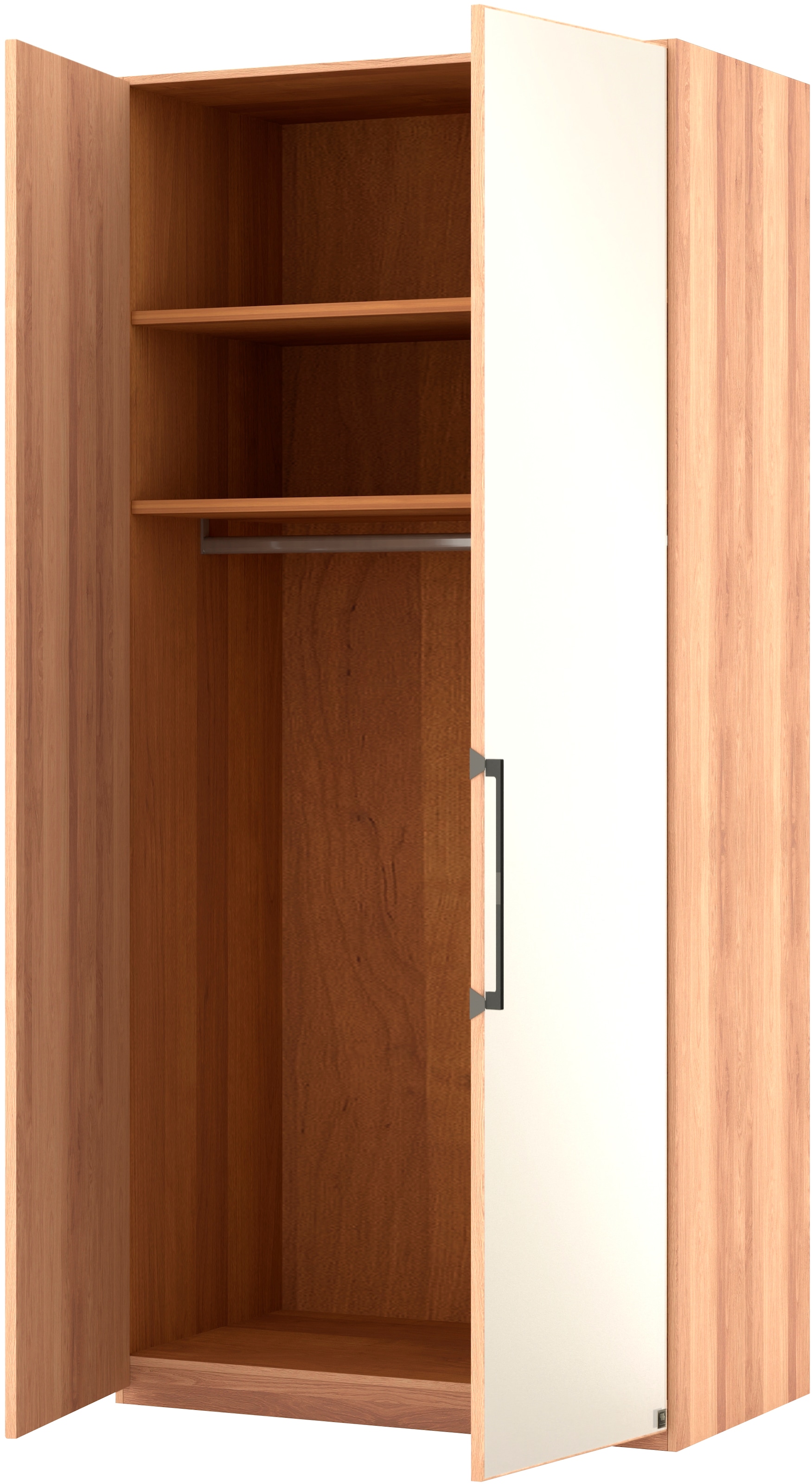 Musterring Drehtürenschrank »Sorrent, Kleiderschrank, Schrank«, (mit Türdämpfern, in 5 Breiten & 2 Höhen, extra Böden, MADE IN GERMANY), Türen Eiche massiv oder als Parsol-Bronze-Spiegel, verschiedene Maße