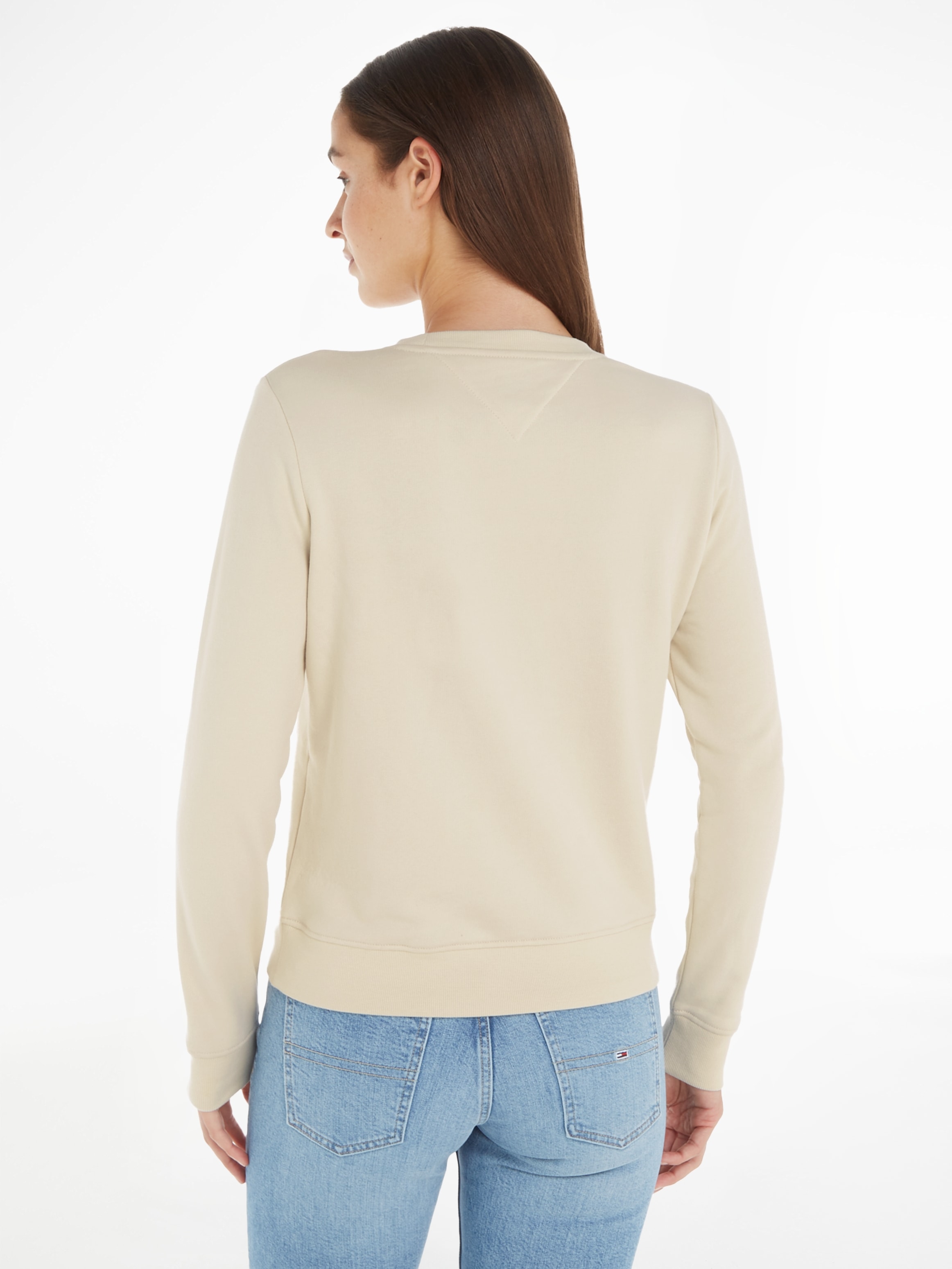 Tommy Jeans Curve Sweatshirt »TJW REG LINEAR CREW EXT«, in Großen Größen mit Logoschriftzug
