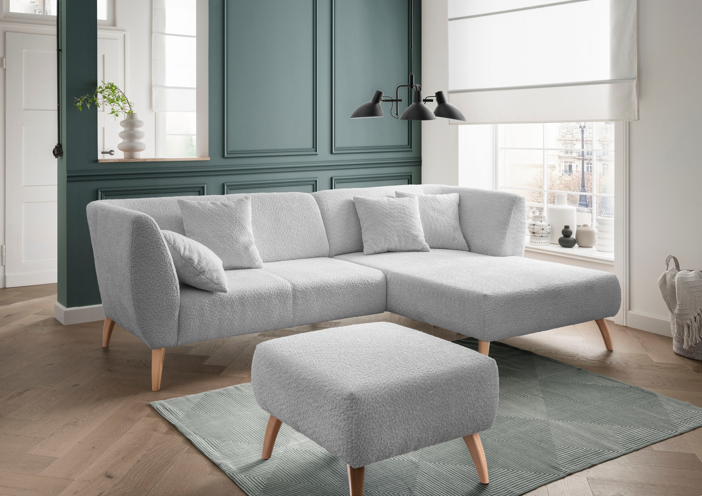 INOSIGN Ecksofa »Colori Polstermöbel mit zeitlos eleganter Rückenführung. L günstig online kaufen