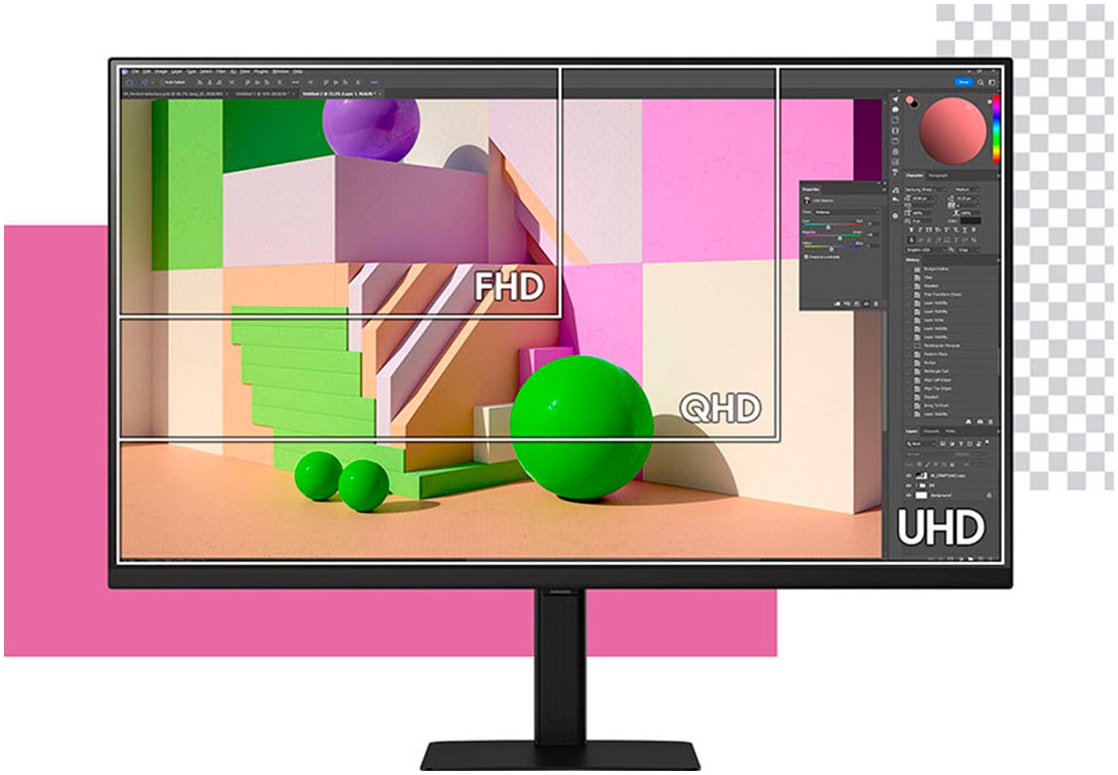 Samsung LED-Monitor »S27D700EAU«, 68 cm/27 Zoll, 3840 x 2160 px, 4K Ultra HD, 5 ms Reaktionszeit, 60 Hz