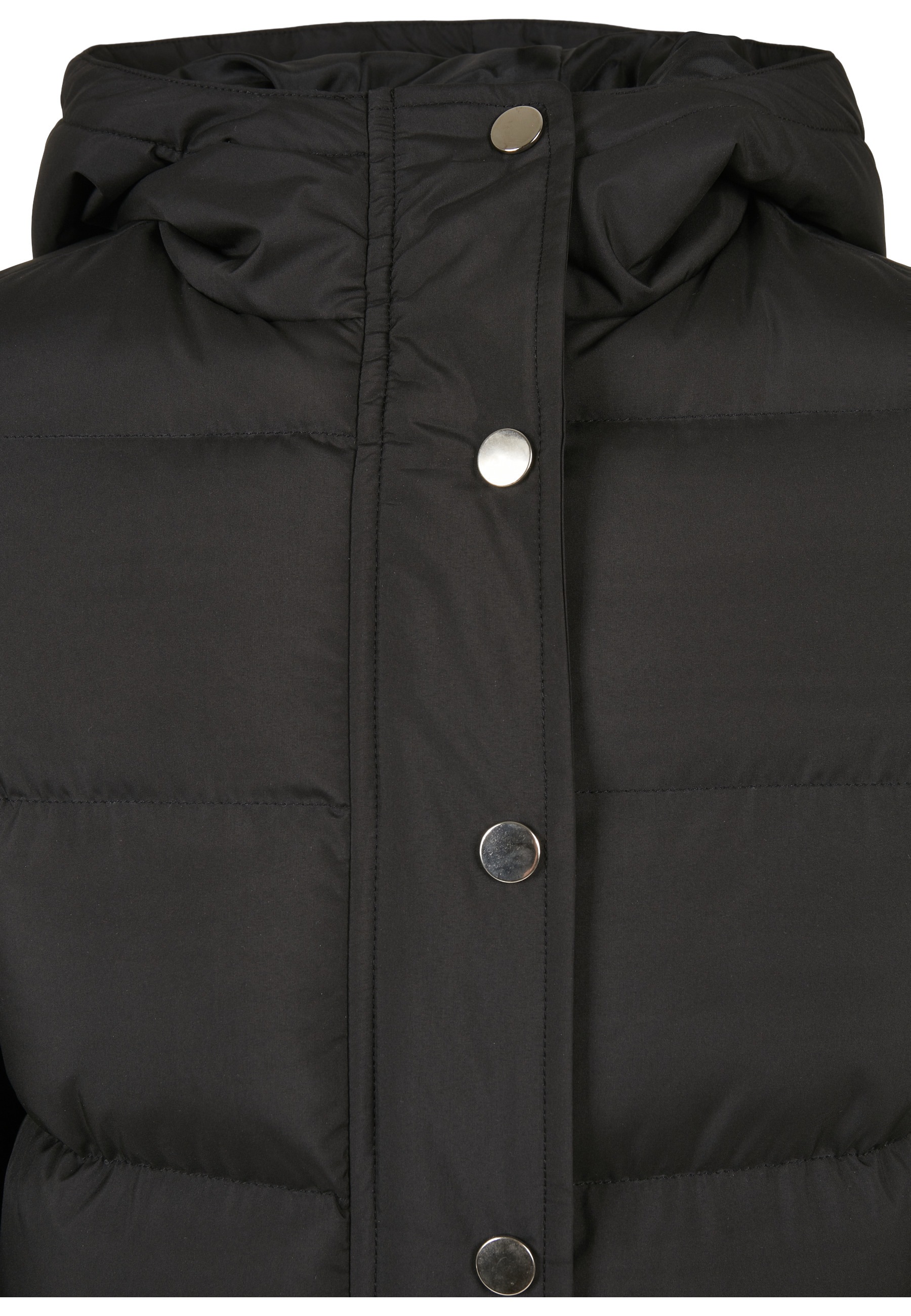 URBAN CLASSICS Winterjacke »Urban Classics Damen Girls Hooded Puffer Jacket« 1 Stk. tlg. mit Kapuze