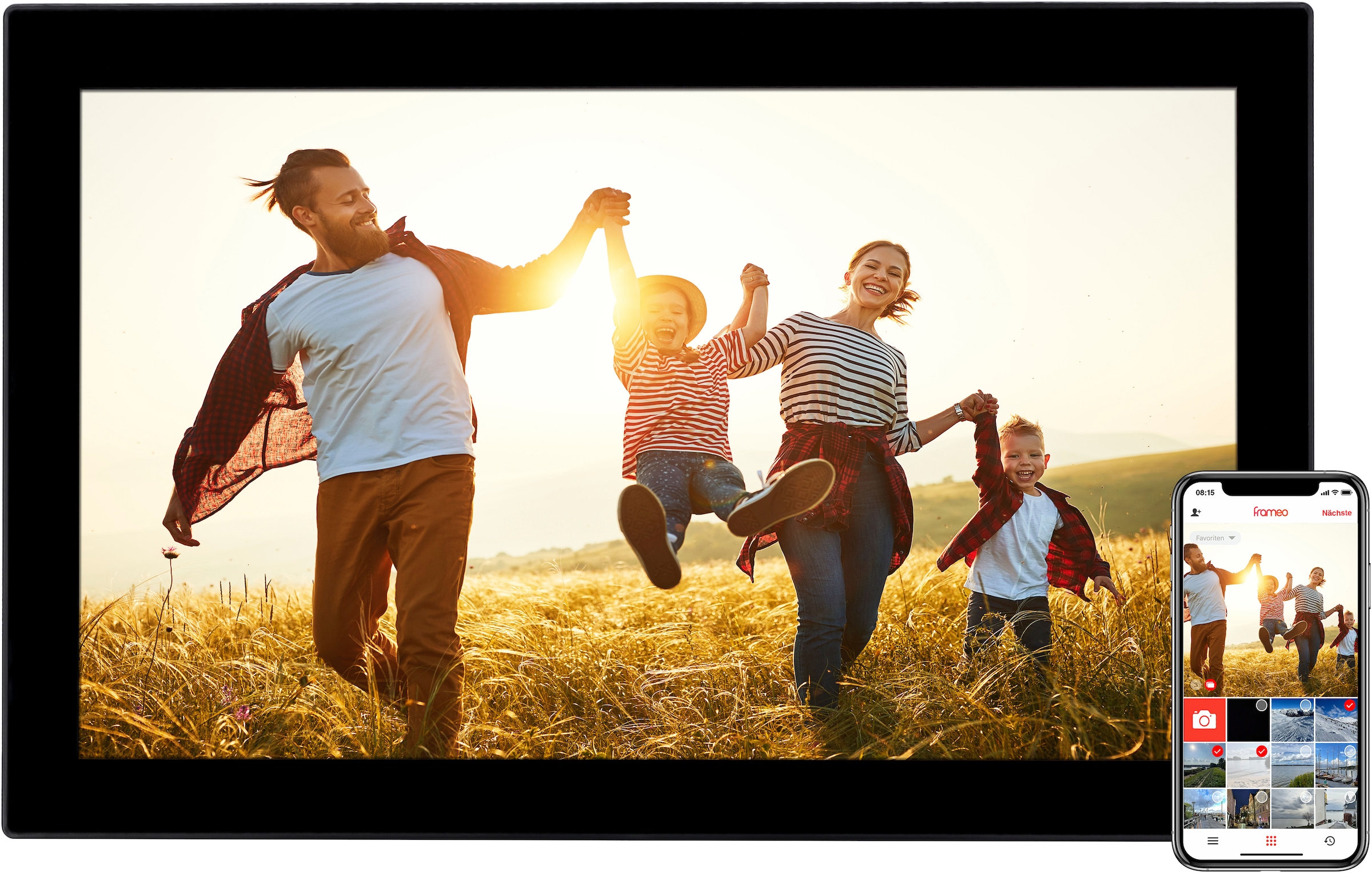 Rollei Digitaler Bilderrahmen »Smart Frame WiFi 210« 54,61 cm/21,5 ″ 1920 x günstig online kaufen