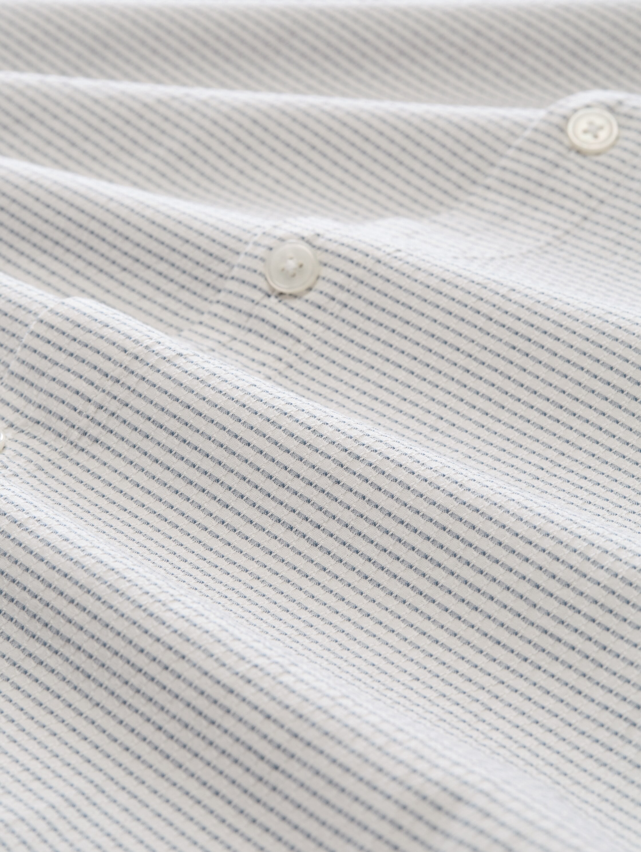 TOM TAILOR Denim Kurzarmshirt mit Streifen Muster