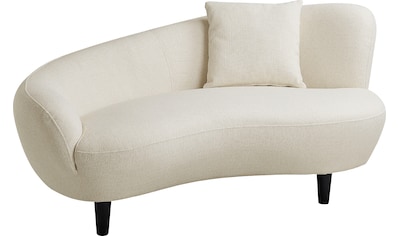 Chaiselongue »Olivia«, Nierenform-Sofa mit Zierkissen im Originalbezug