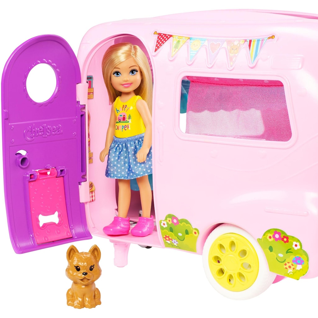 Barbie Puppen Fahrzeug »Chelsea Camper Spielset mit Puppe«