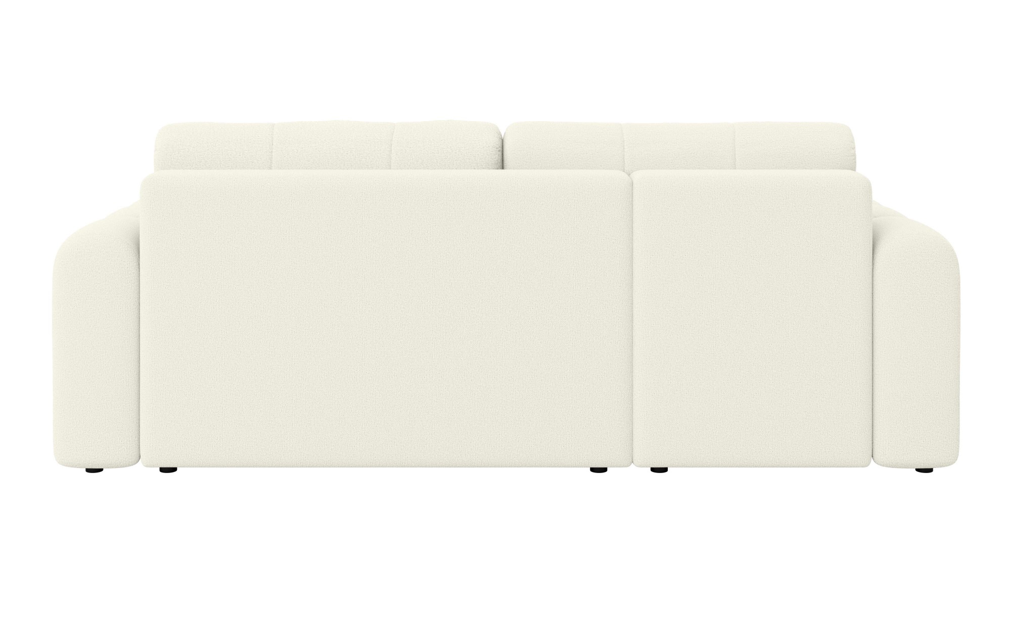 INOSIGN Ecksofa »Manilla, wahlweise mit Bettfunktion, B/T/H 265/170/91 cm«, L-Form mit Recamiere rechts/links bestellbar, Wellenunterfederung