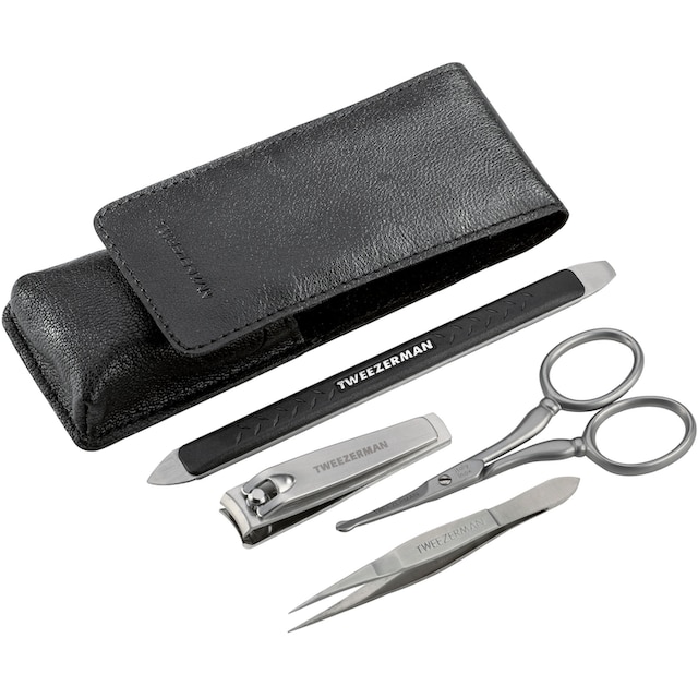 TWEEZERMAN Nagelknipser-Set »GEAR Essential Grooming Kit«, (4 tlg.), für  Herren auf Raten bestellen
