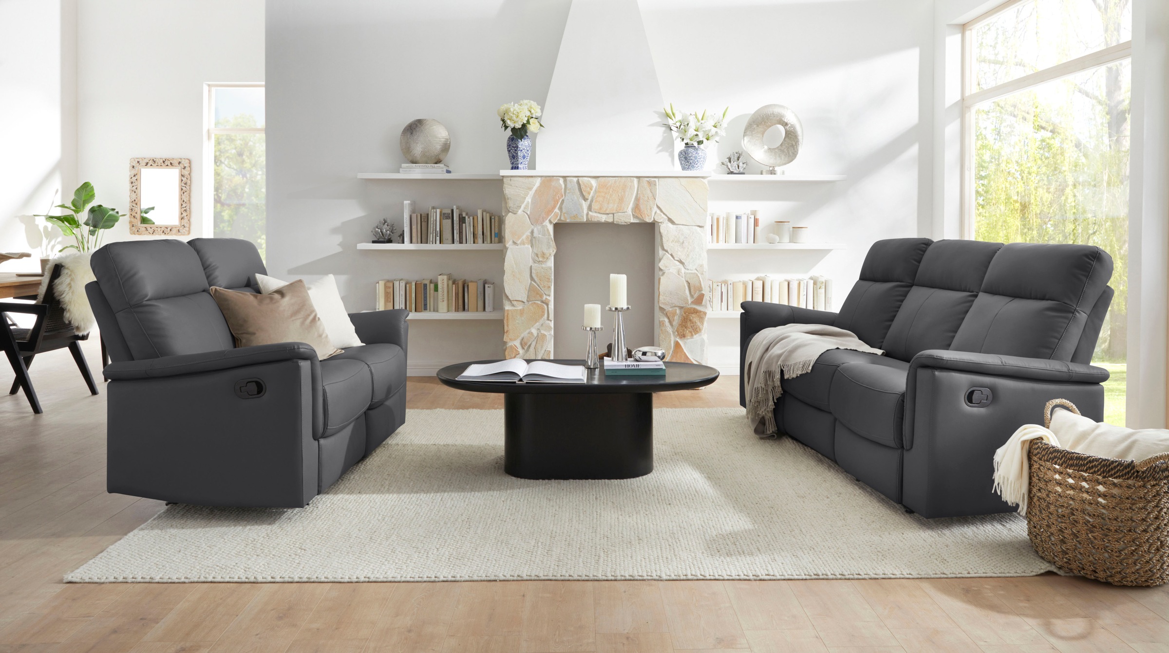 Home affaire 3-Sitzer »Southbrook«, mit manueller und elektrischer Relaxfunktion