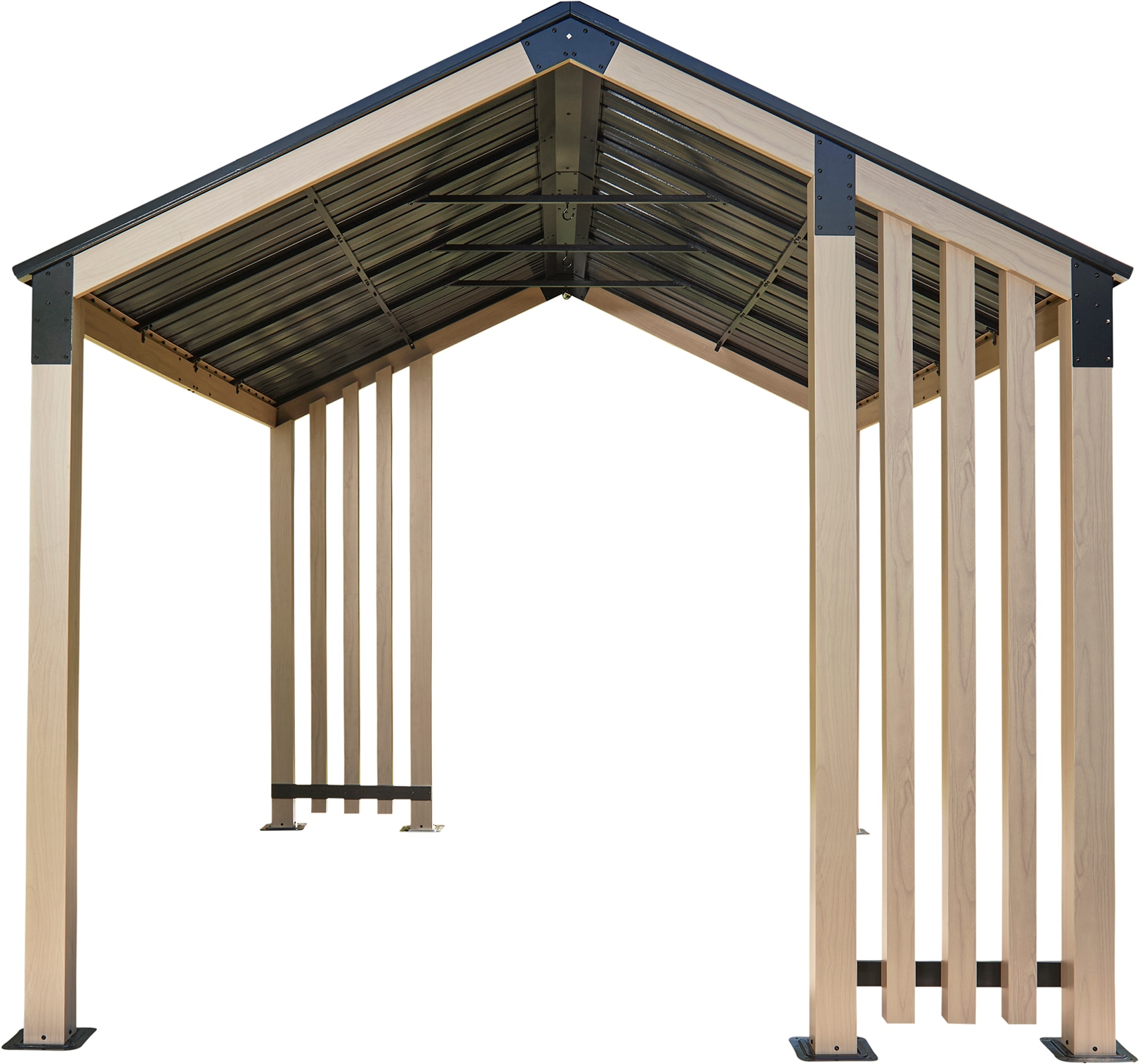 Sojag Pavillon »London Schwarz« Massive Konstruktion aus Aluminium