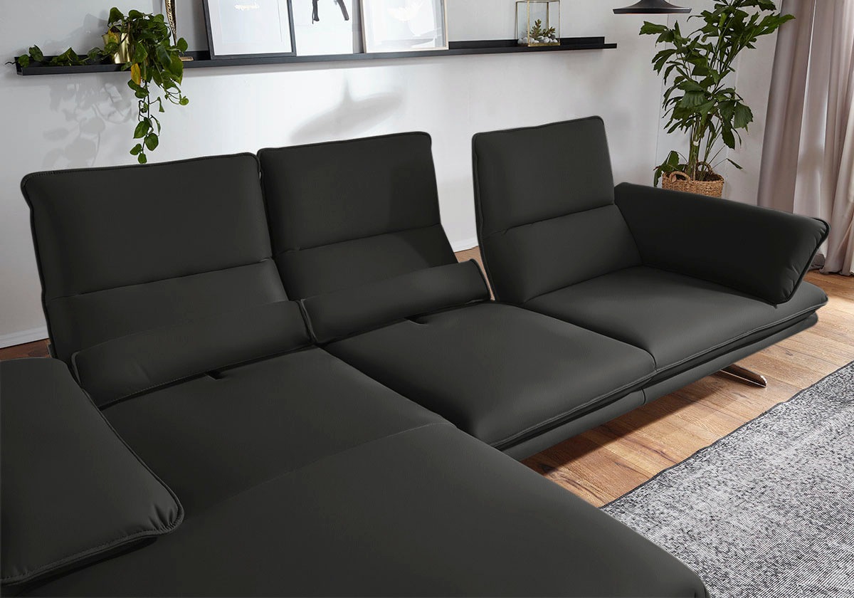 W.SCHILLIG Ecksofa »broadway, Designsofa mit tollem Sitzkomfort, L-Form«, S günstig online kaufen