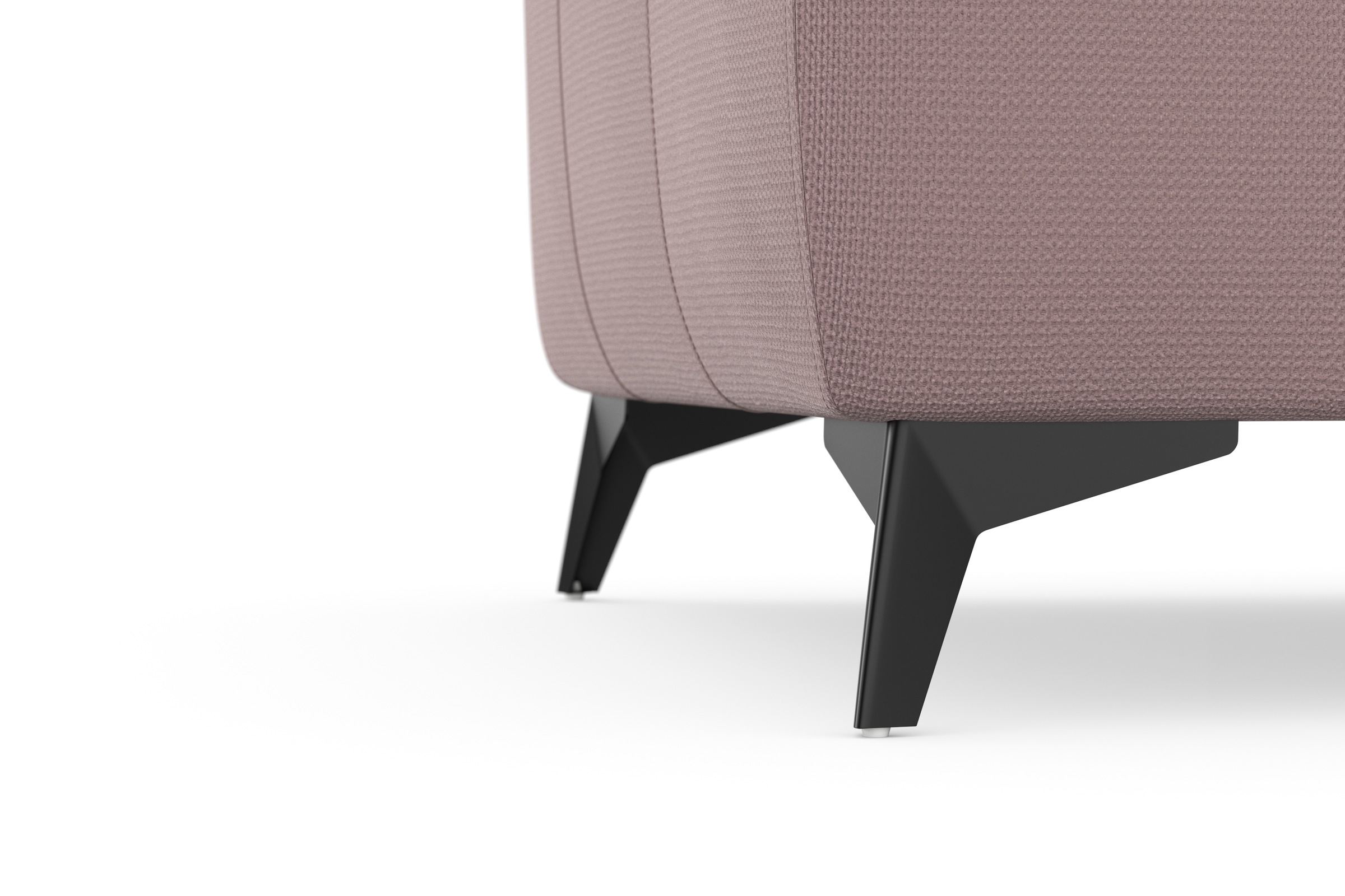 sit&more Ecksofa »Sinatra L-Form«, optinal mit Kopfteilverstellung und Armteilfunktion, Metallfüße