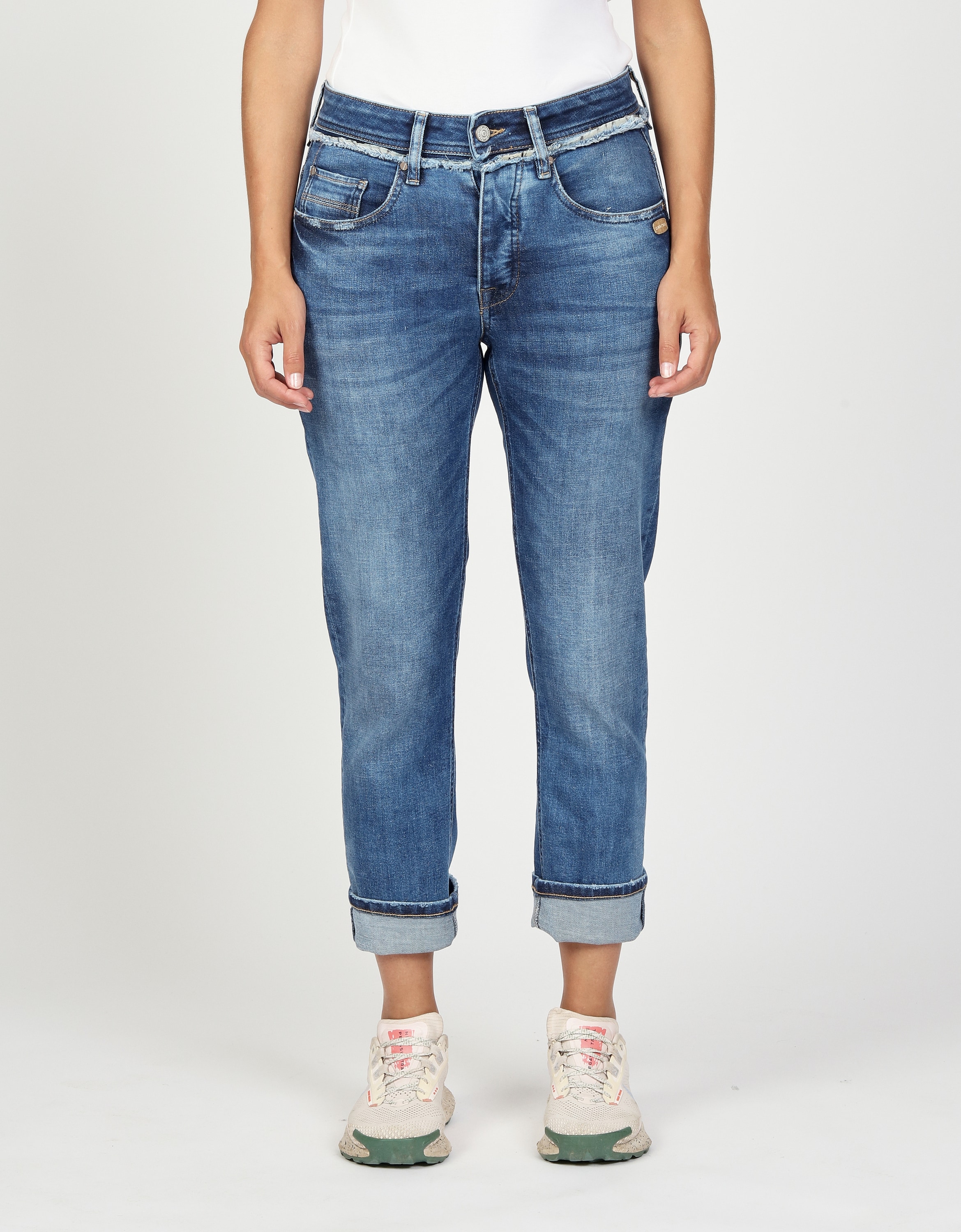 GANG Boyfriend-Jeans »GANG Jeans Boyfriend 94NICA CROPPED«