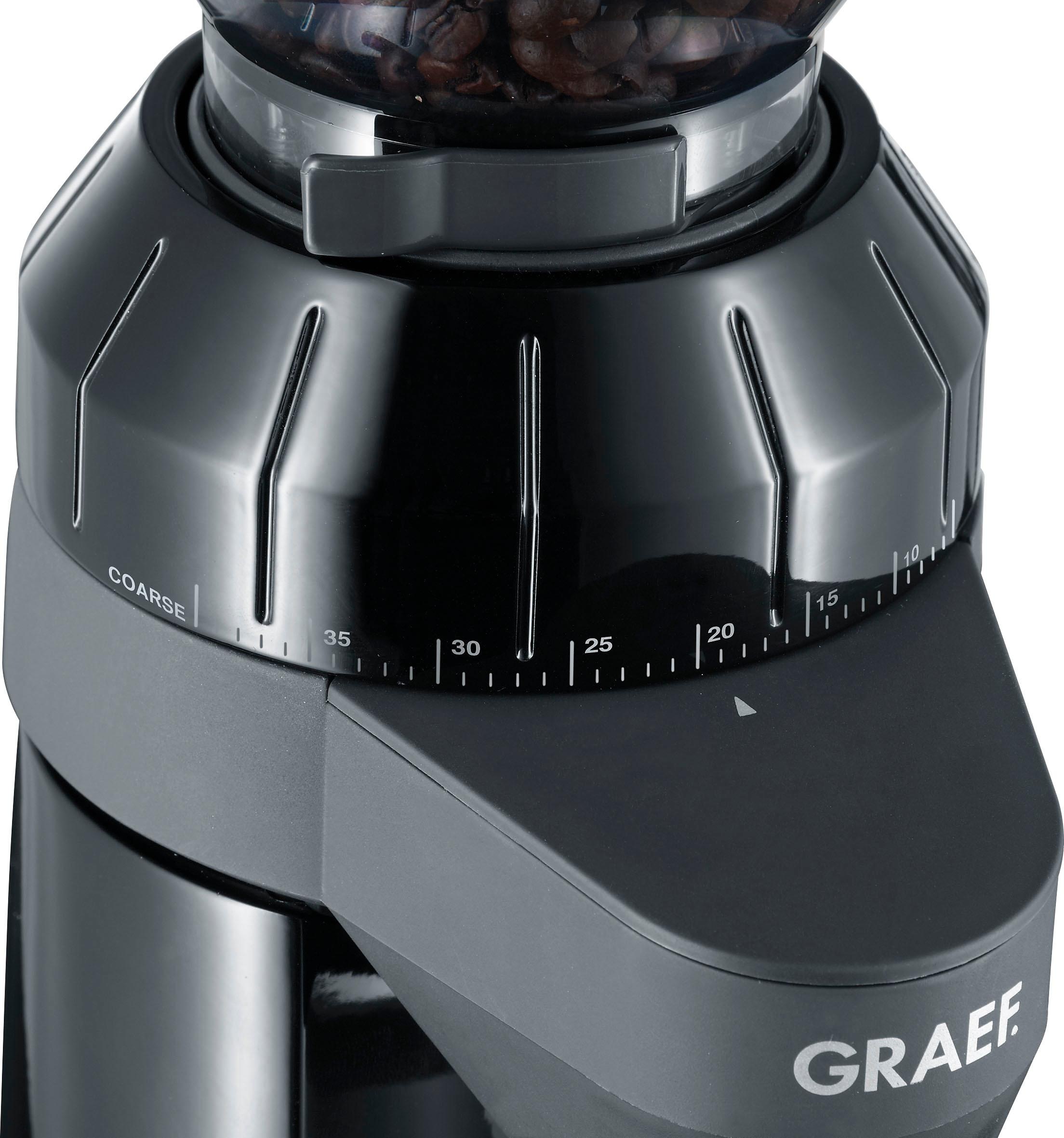 Graef Kaffeemühle »CM 802«, 120 W, Kegelmahlwerk, 350 g Bohnenbehälter, mit 40 Mahlgradeinstellungen